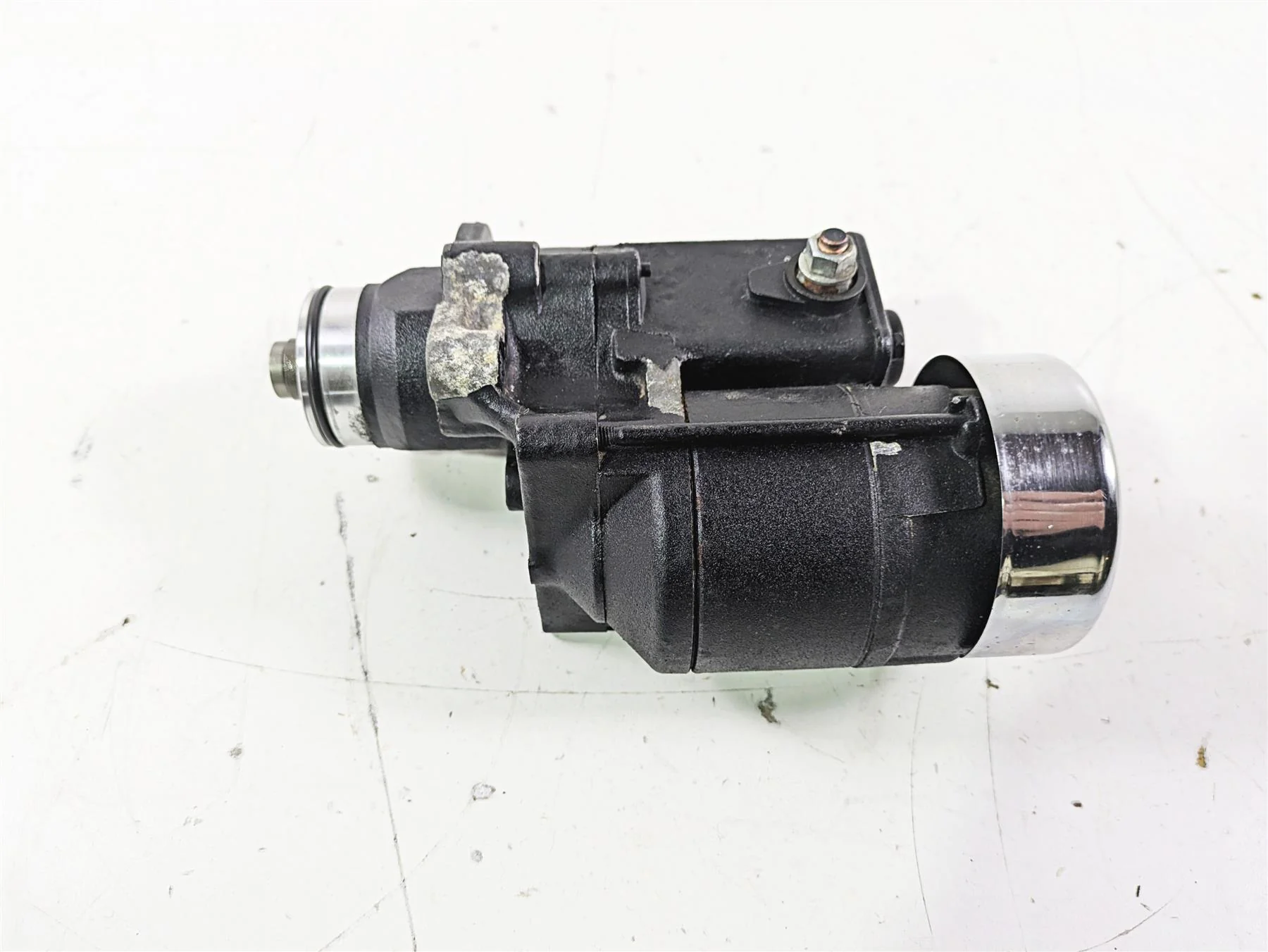 2007 Harley FXDWG Dyna Wide Glide Engine Starter Motor + Cover 31618-06A