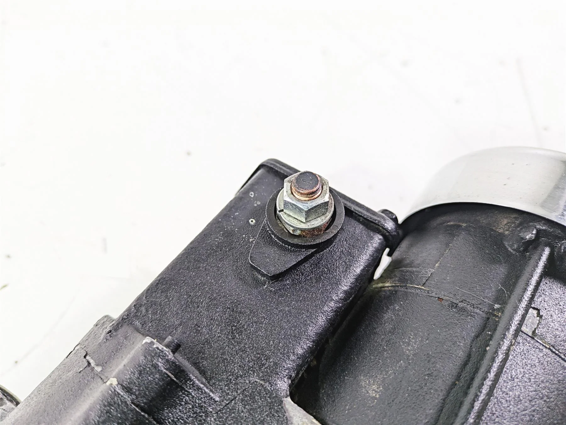 2007 Harley FXDWG Dyna Wide Glide Engine Starter Motor + Cover 31618-06A - Image 7