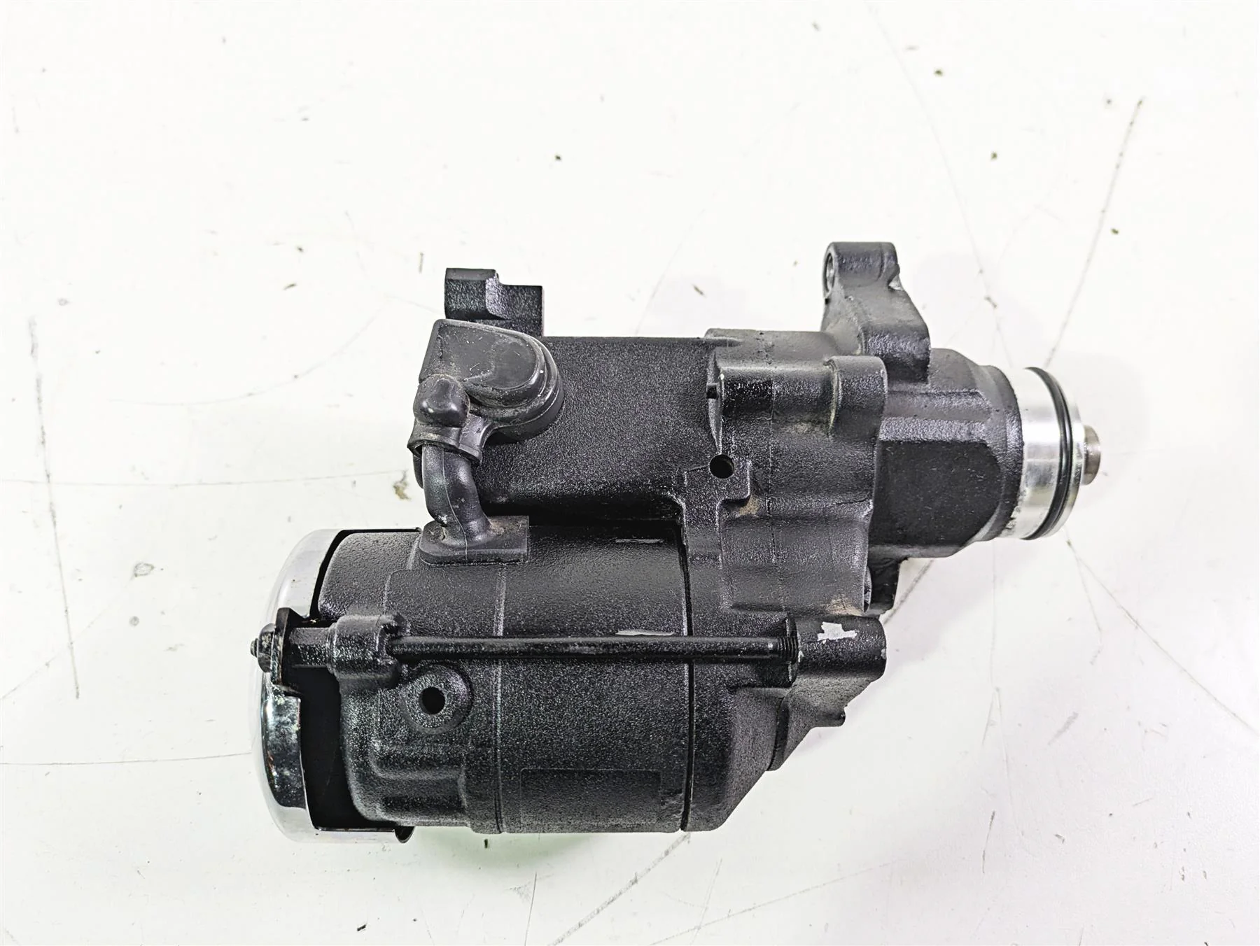 2007 Harley FXDWG Dyna Wide Glide Engine Starter Motor + Cover 31618-06A - Image 9