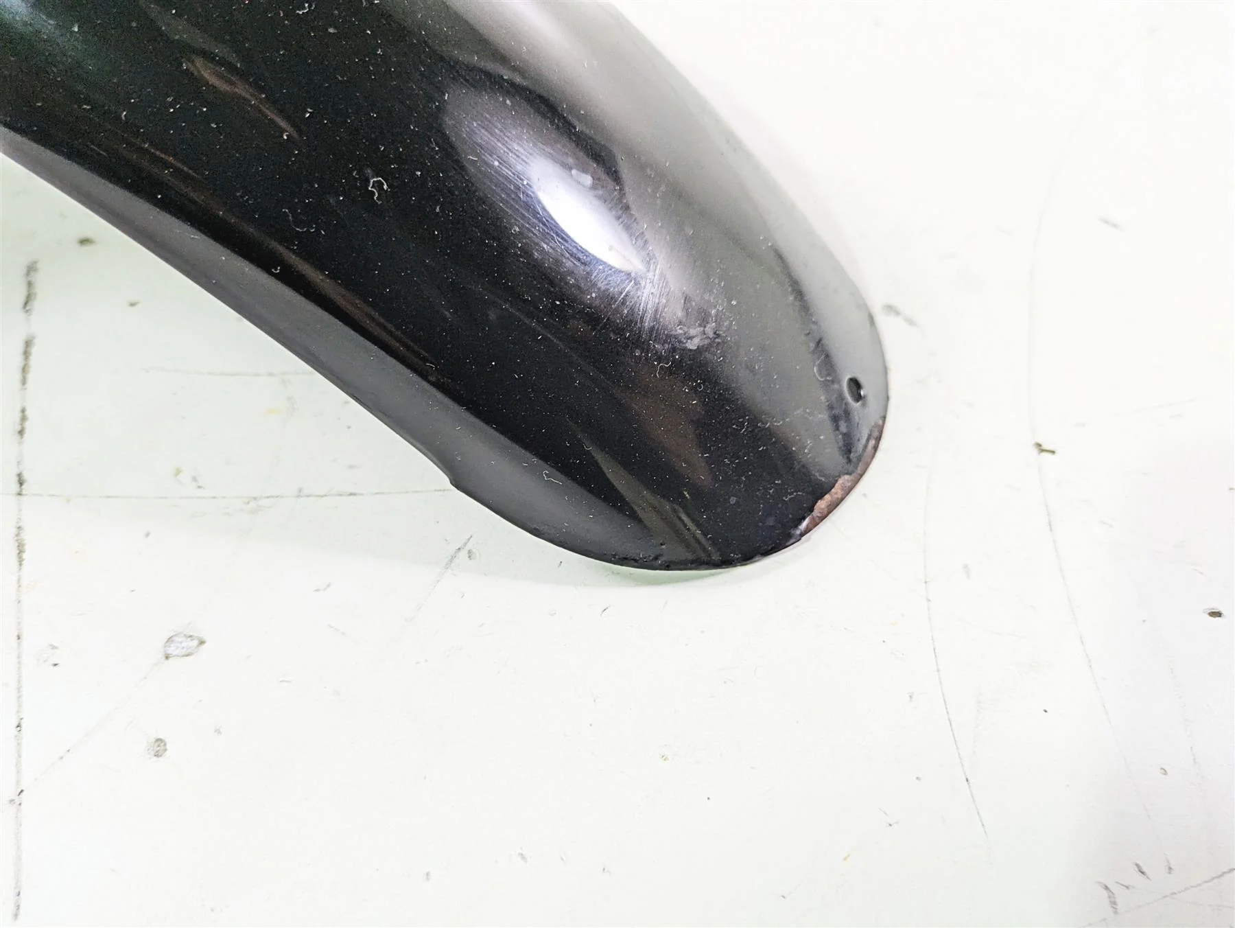 2007 Harley FXDWG Dyna Wide Glide Front Fender Red Flames 60141-06B - Image 8
