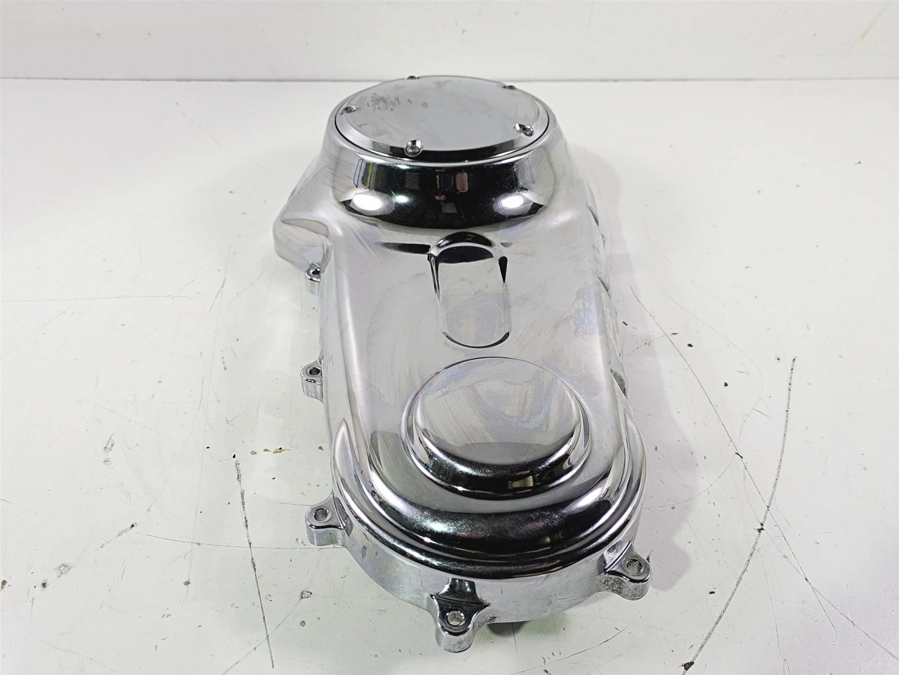 2007 Harley FXDWG Dyna Wide Glide Outer Primary Drive Clutch Cover 60784-06 - Image 4