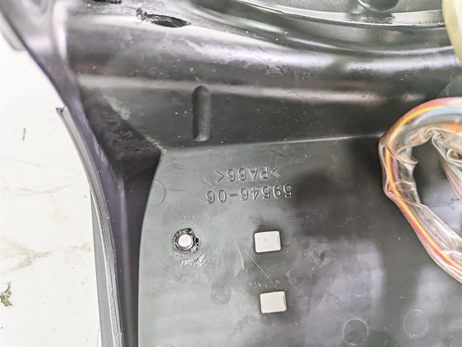 2007 Harley FXDWG Dyna Wide Glide Plate Holder Led Taillight Set - Read 59546-06 - Image 11