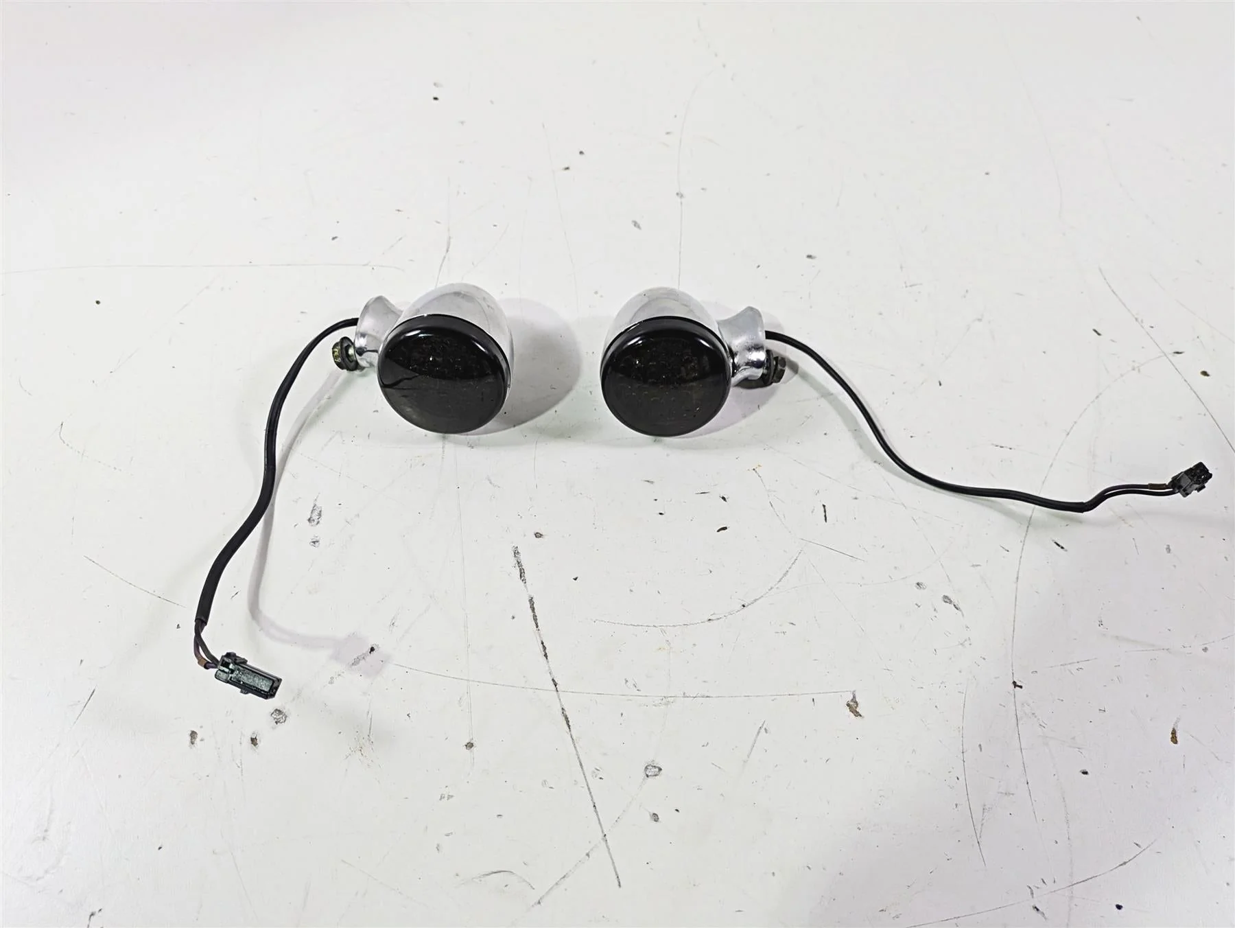 2007 Harley FXDWG Dyna Wide Glide Rear Smoked Led Blinkers Turn Signals 68977-00