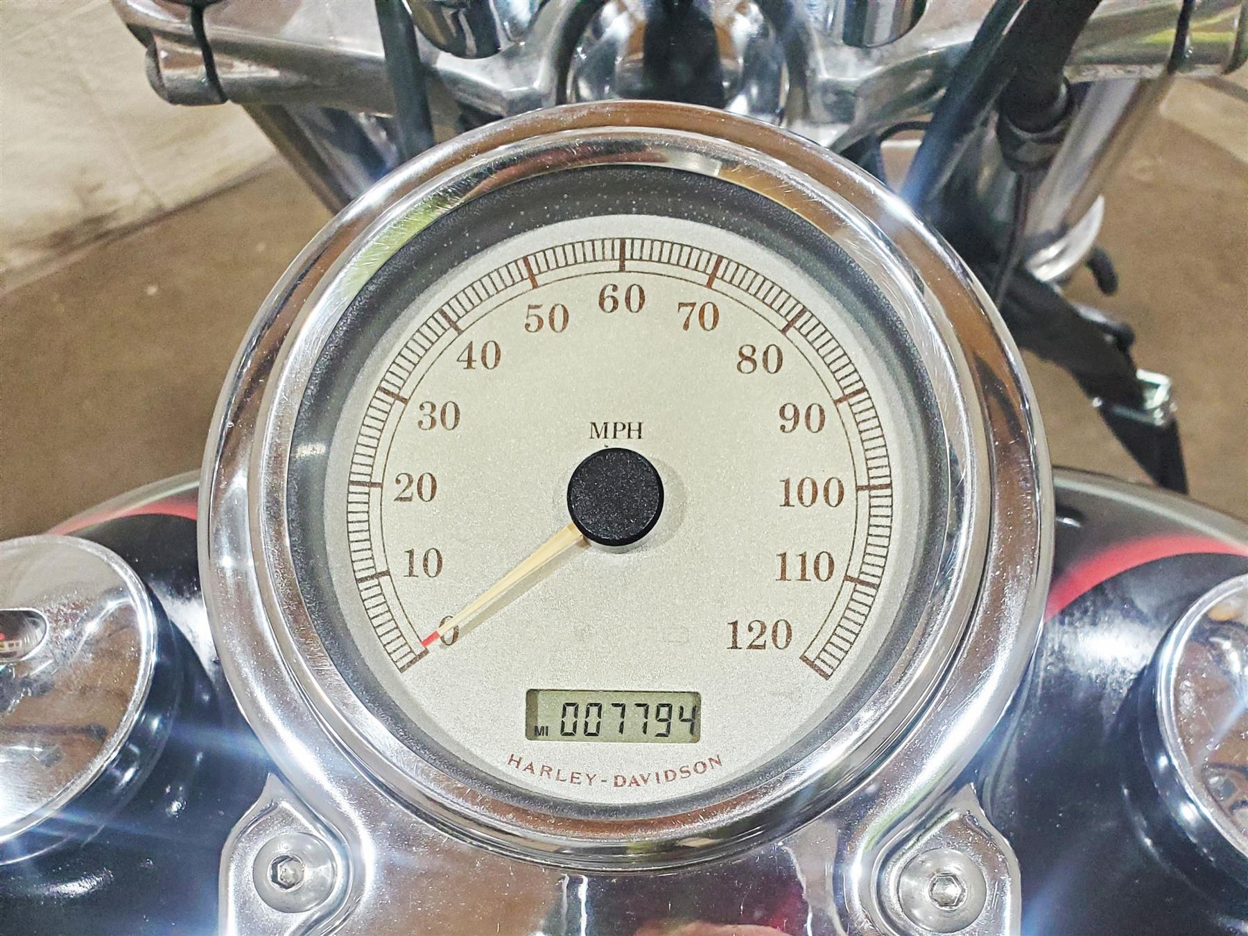 2007 Harley FXDWG Dyna Wide Glide Speedometer Gauge Instrument - 7k 67096-04B - Image 2