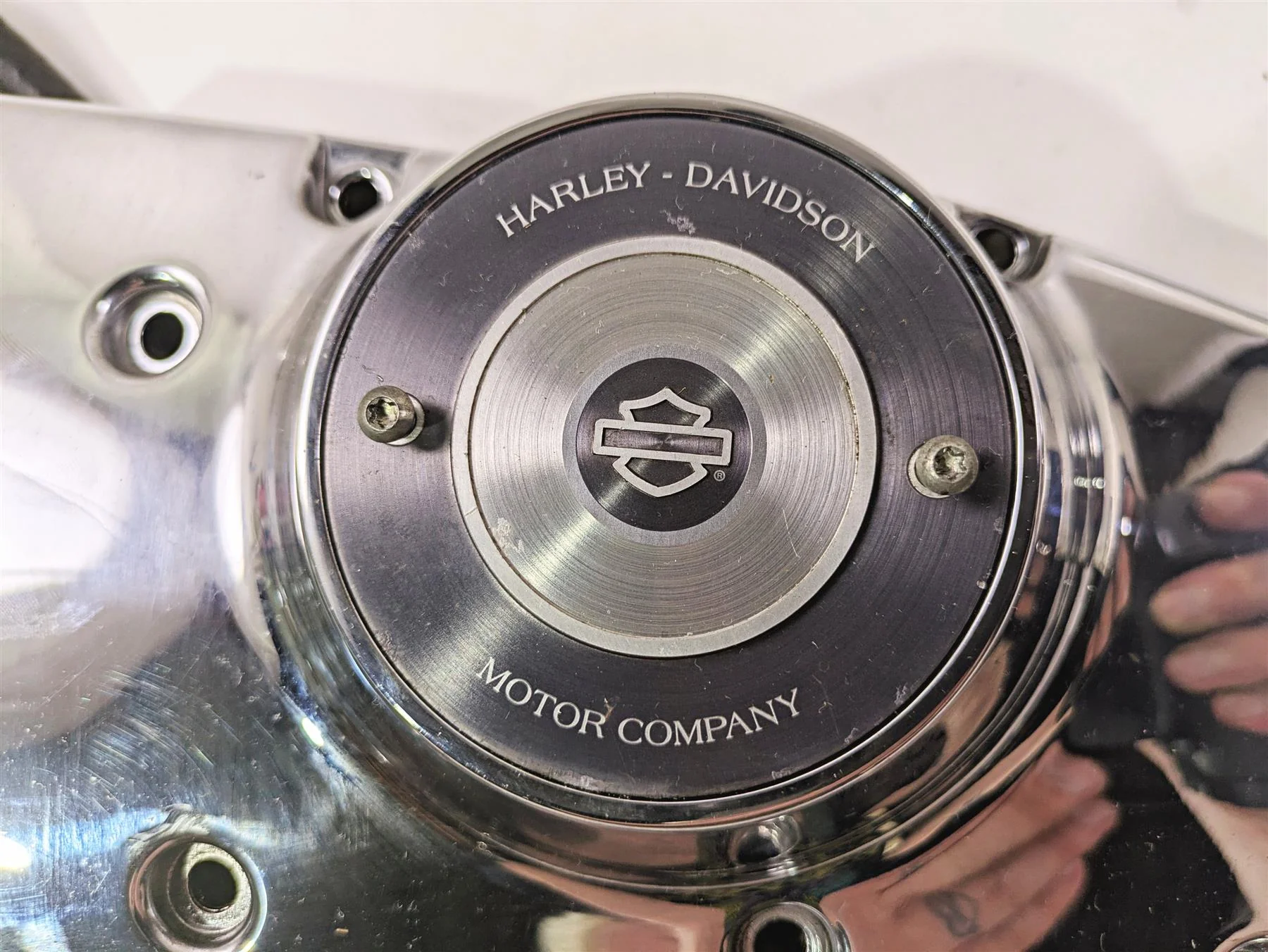 2007 Harley Sportster XL1200 C Engine Side Cams Cover Set 34910-04 25230-04 - Image 10