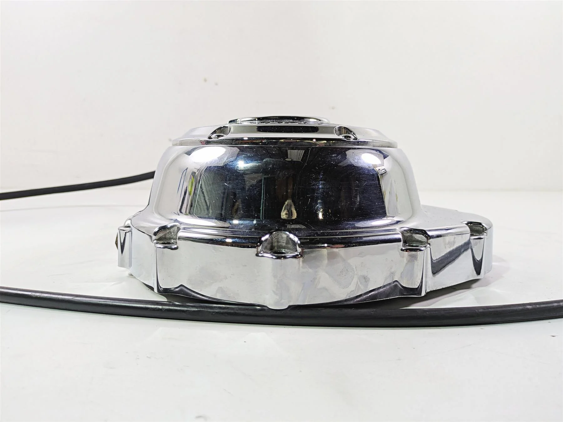 2007 Harley Sportster XL1200 C Primary Drive Clutch Cover & Cable 34951-04 - Image 4