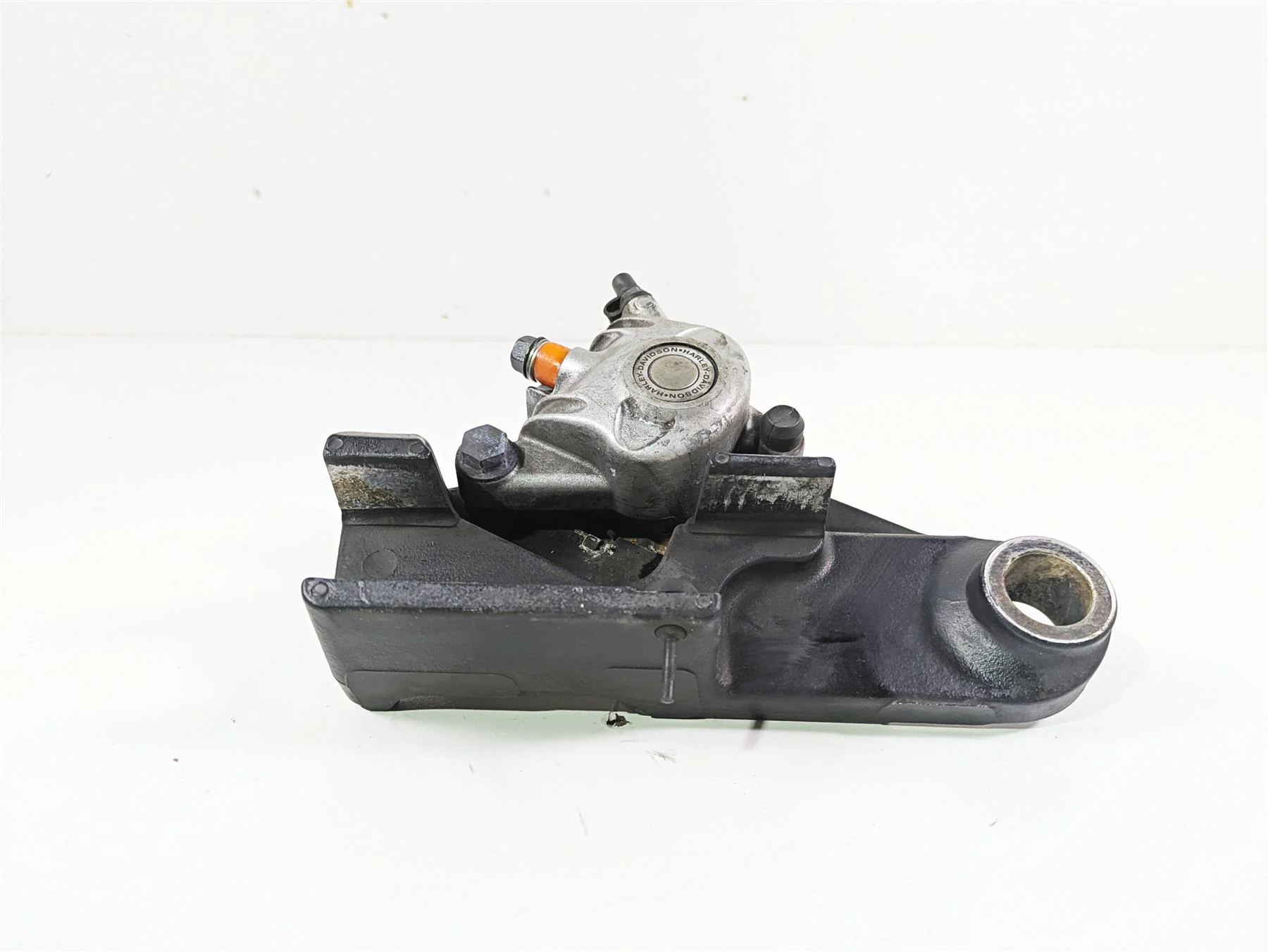 2007 Harley Sportster XL1200 C Rear Brake Caliper & Mount 42029-07 - Image 2