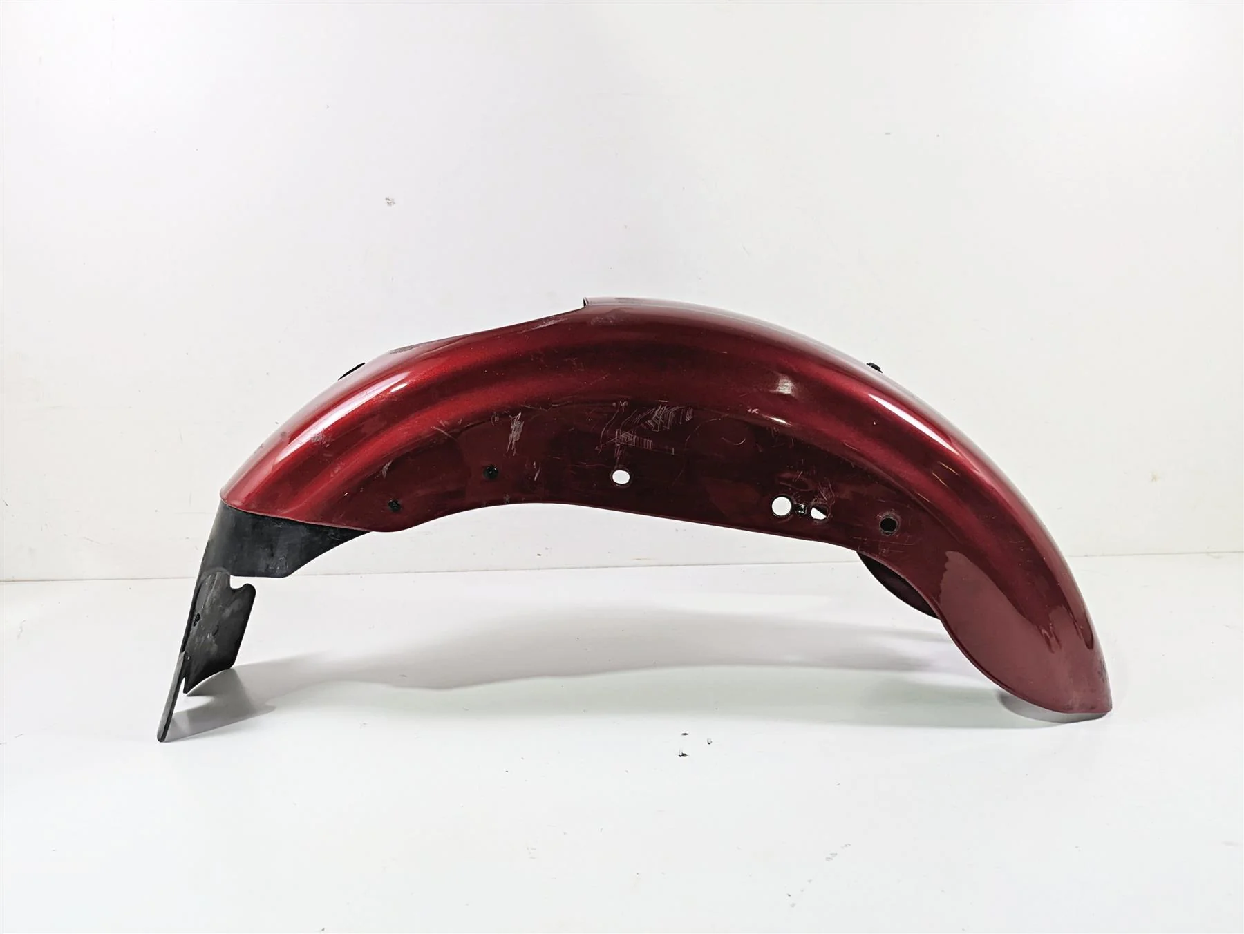 2007 Harley Sportster XL1200 C Rear Fender Fire Red Pearl Silver Stripe 59847-10 - Image 2