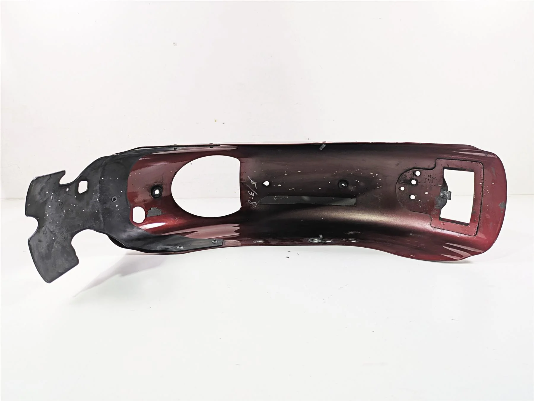 2007 Harley Sportster XL1200 C Rear Fender Fire Red Pearl Silver Stripe 59847-10 - Image 5