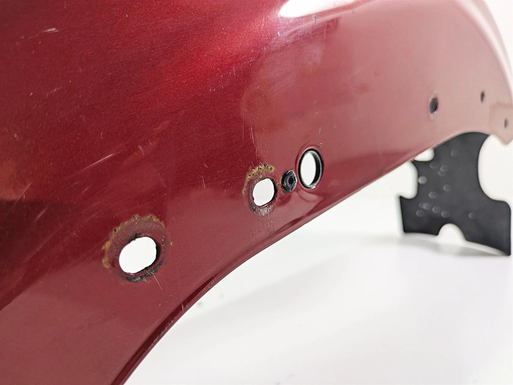 2007 Harley Sportster XL1200 C Rear Fender Fire Red Pearl Silver Stripe 59847-10 - Image 8