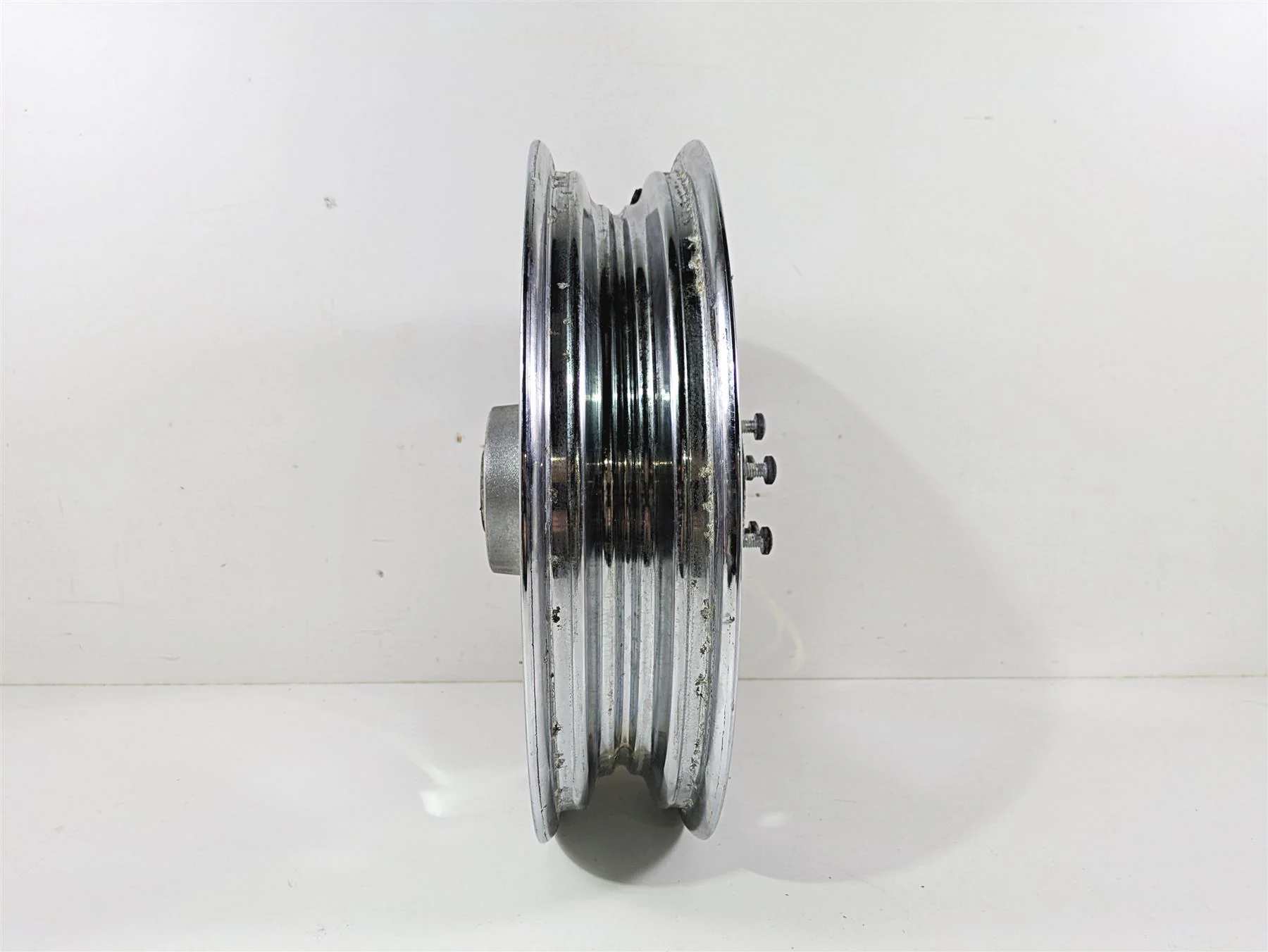 2007 Harley Sportster XL1200 C Straight 16x3 Rear Wheel Cast Rim -Read 41013-00A - Image 3