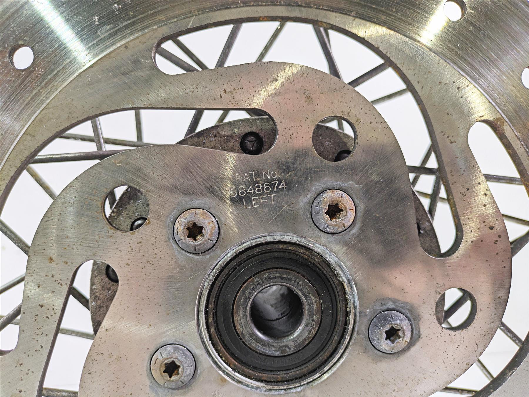 2007 Harley Sportster XL1200 C Straight 21x2.15 Front Wheel Spoke Rim 43557-05A - Image 8