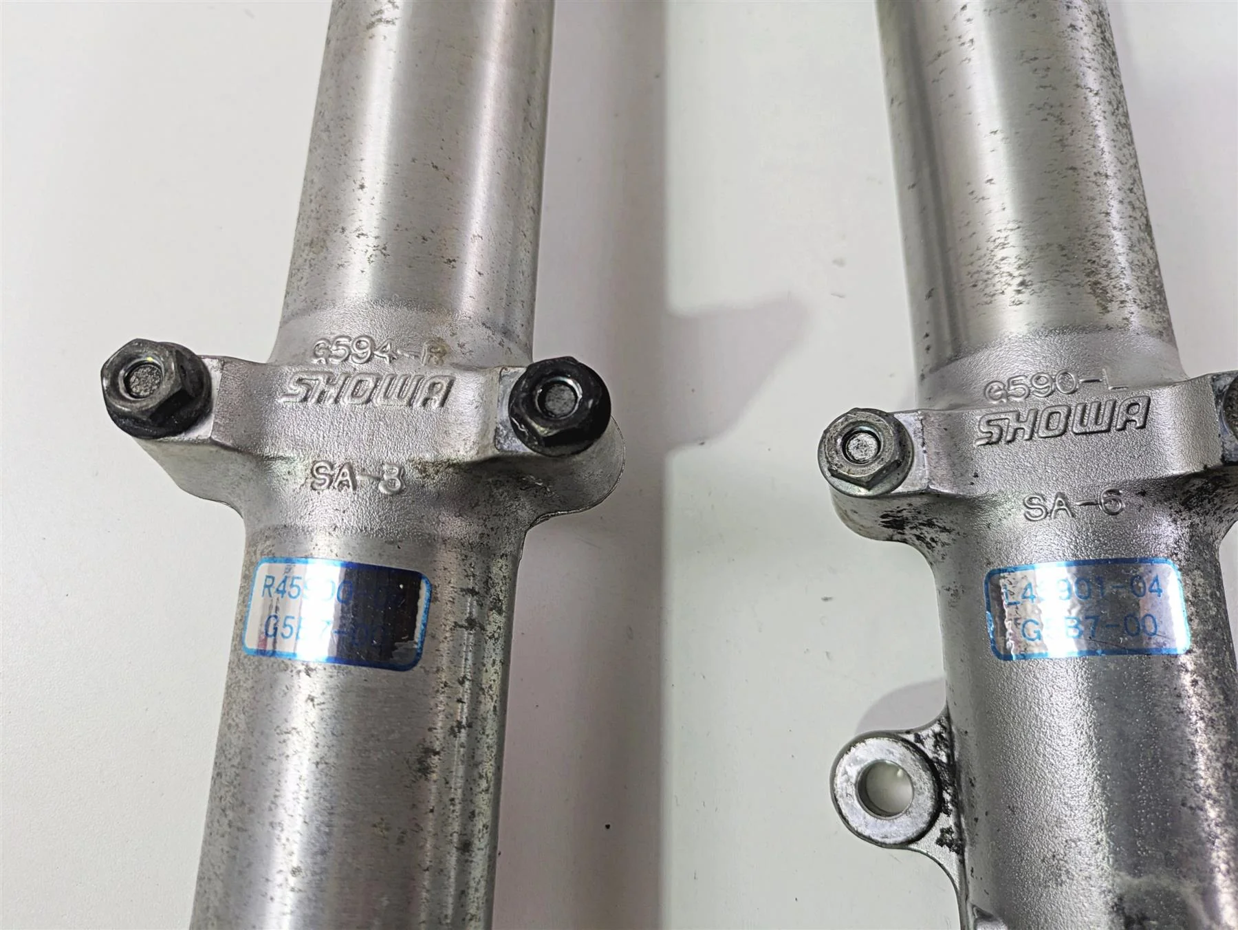 2007 Harley Sportster XL1200 C Straight Front Fork Leg Set 45900-04 45901-04 - Image 10