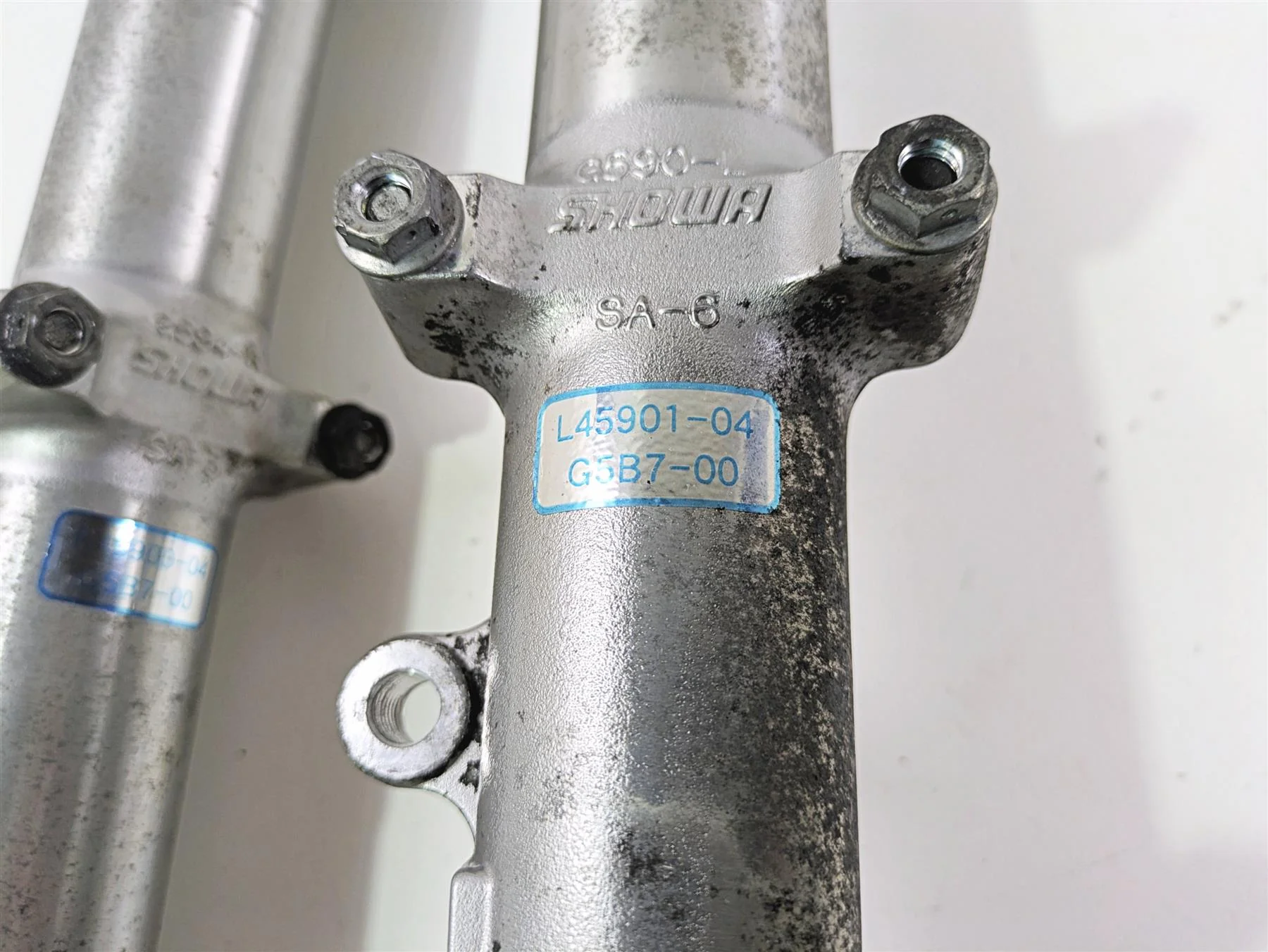 2007 Harley Sportster XL1200 C Straight Front Fork Leg Set 45900-04 45901-04 - Image 12