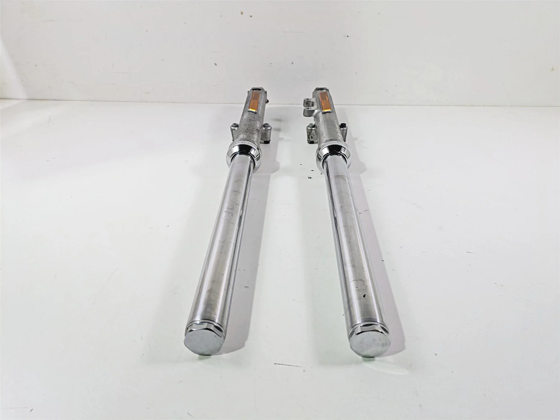 2007 Harley Sportster XL1200 C Straight Front Fork Leg Set 45900-04 45901-04 - Image 4