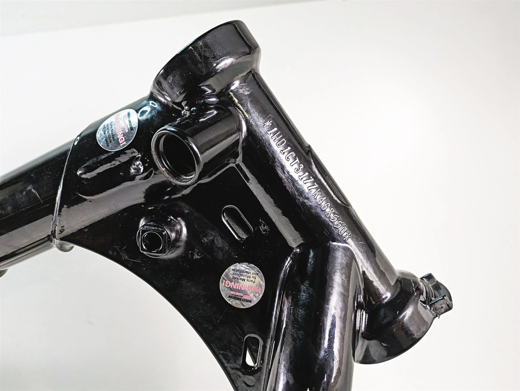 2007 Harley Sportster XL1200 C Straight Main Frame Chassis & Swingarm With Clear Texas Title 48878-04 - Image 2