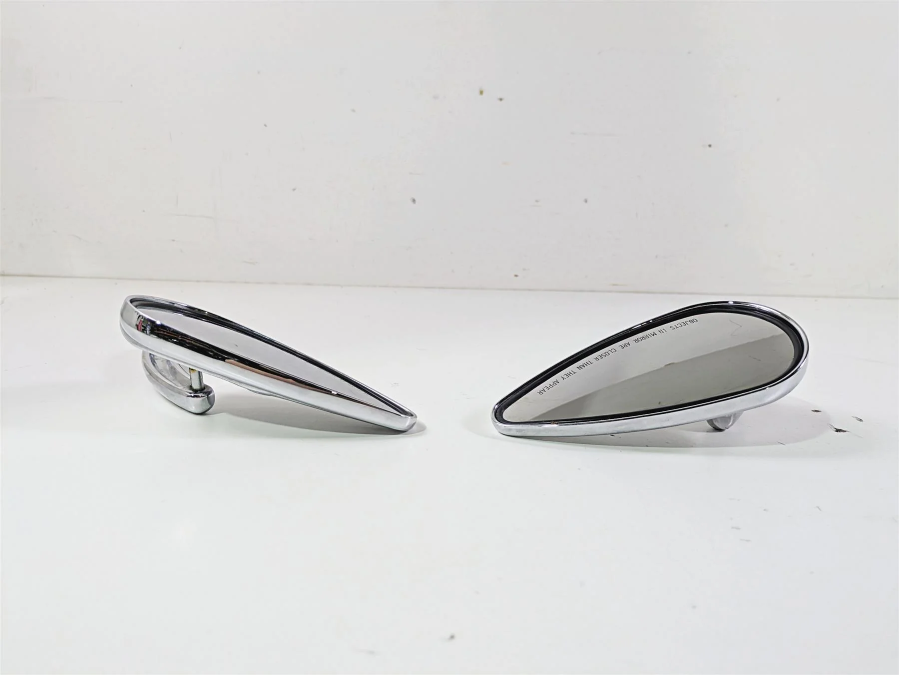 2007 Harley Sportster XL1200 C Willie G Skull Teardrop Mirrors 91315-04 - Image 4