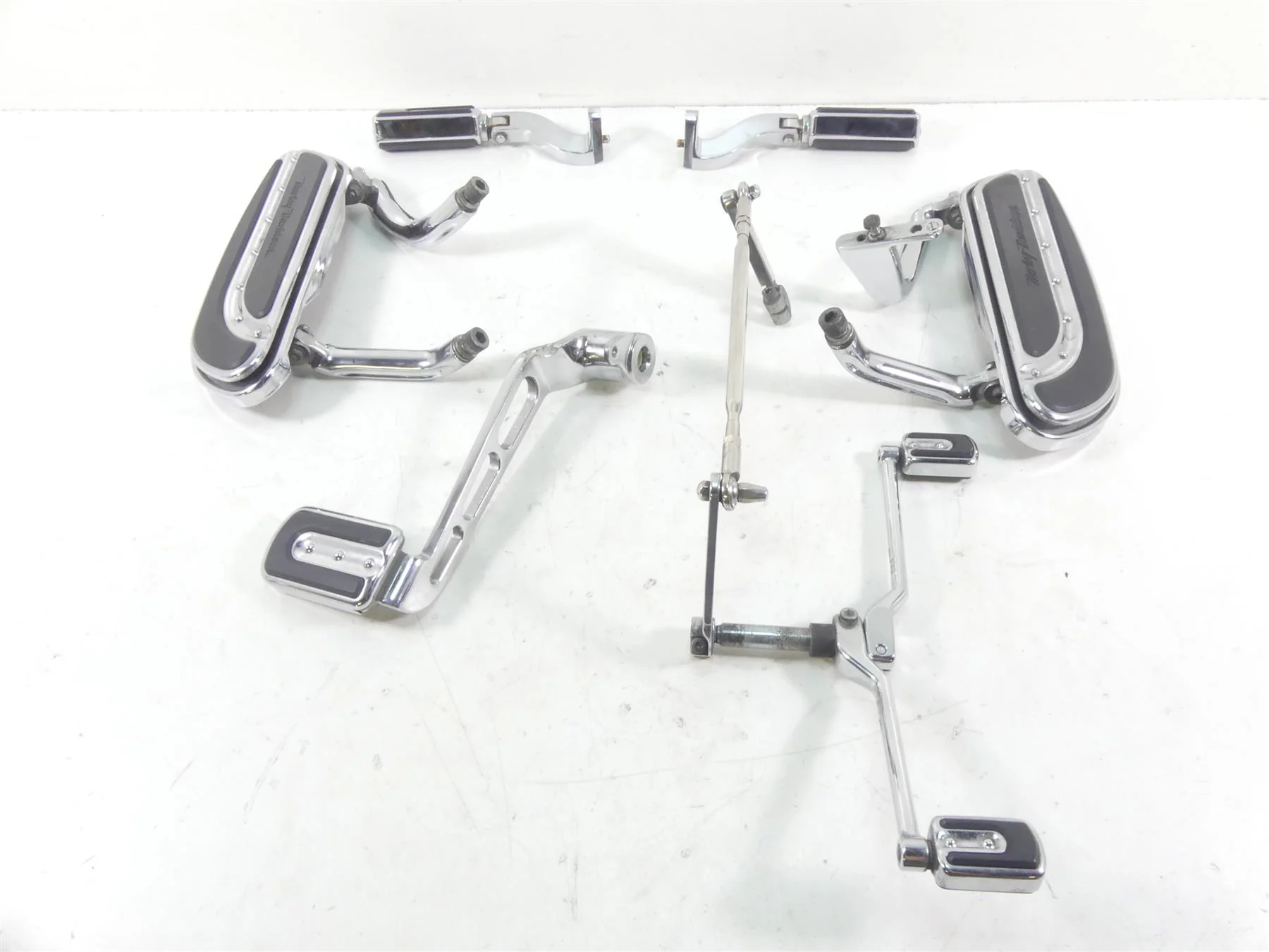 2007 Harley Touring FLHR SE CVO Road King Front Floor Boards + Pedals 50812-07