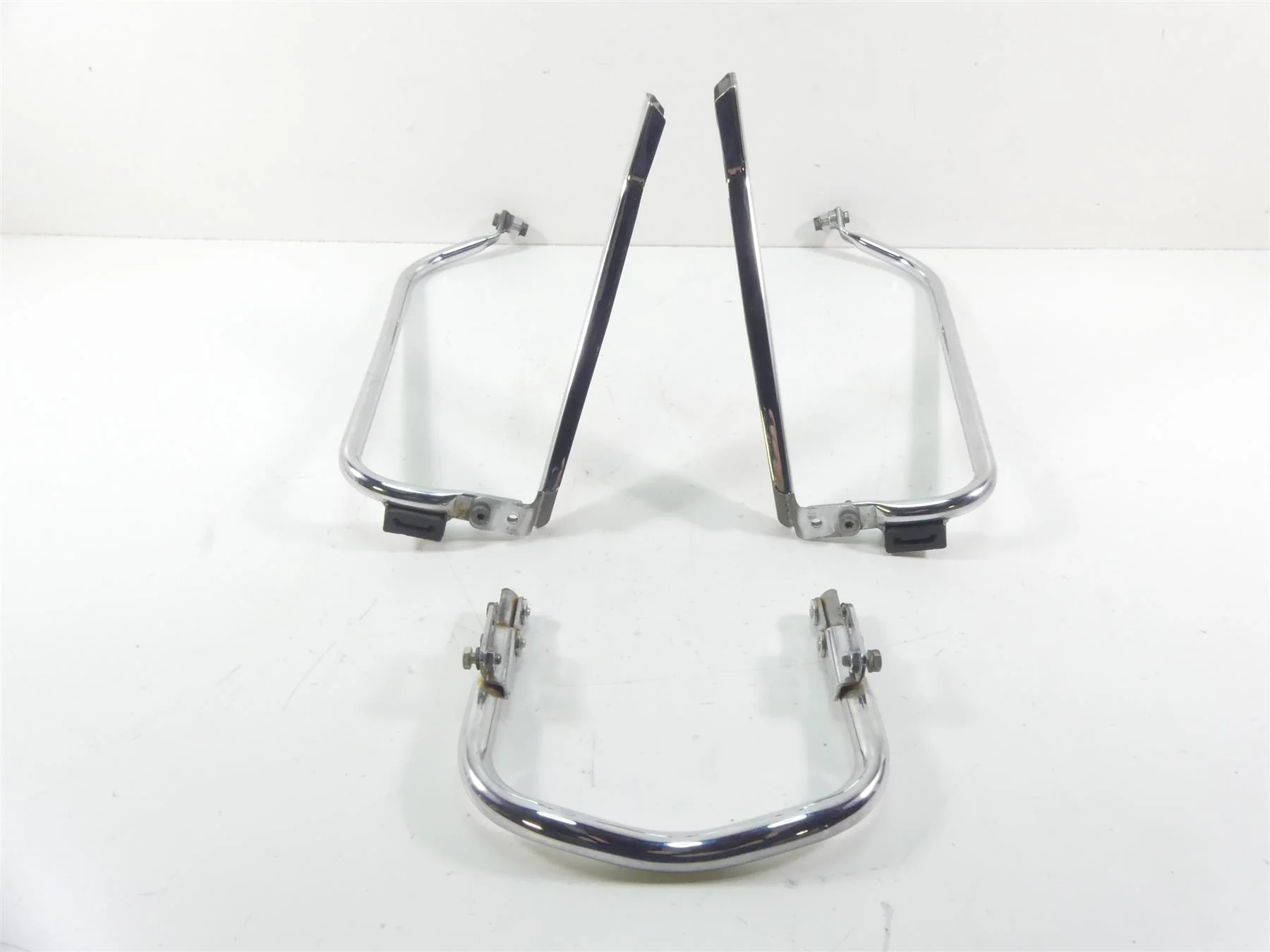 2007 Harley Touring FLHR SE CVO Road King Saddlebag Guards Set 91069-07 91074-07 - Image 2