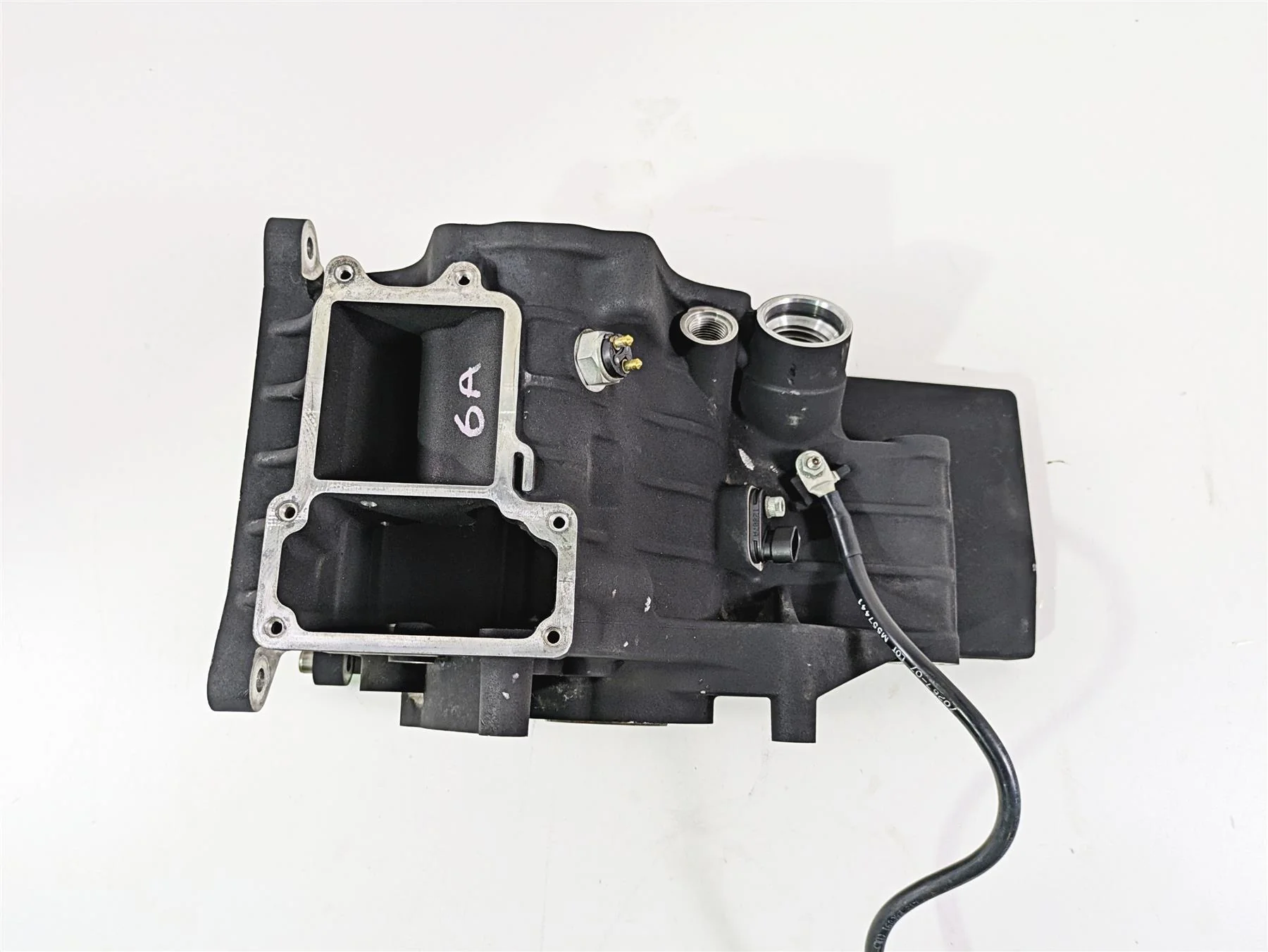 2007 Harley Touring FLHRSE CVO Road King 6-Sp Transmission Housing 33162-07A - Image 5