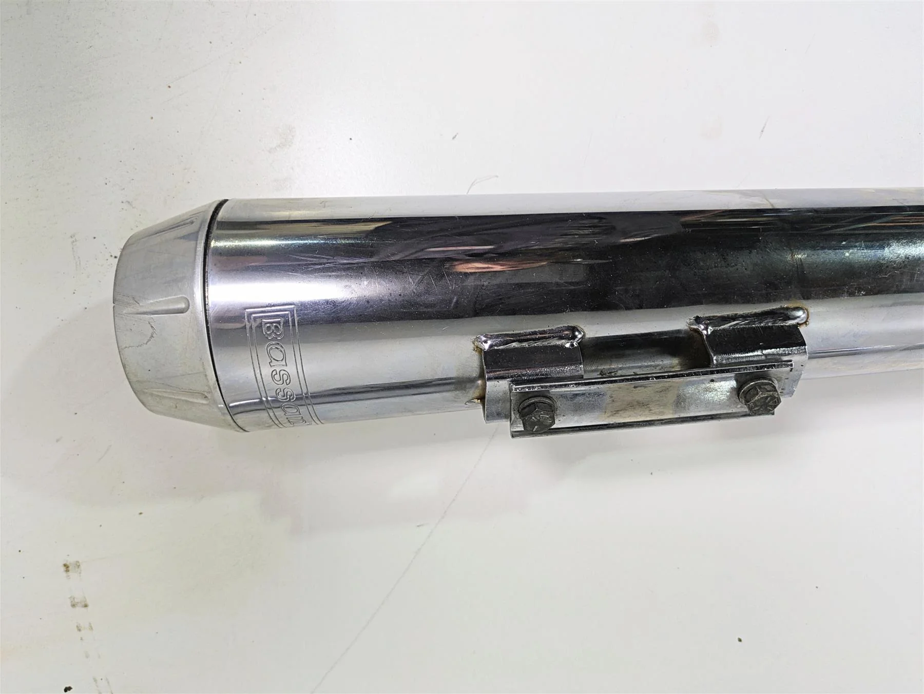 2007 Harley Touring FLHRSE CVO Road King Bassani True Duals Header & Slip On Muffler Exhaust Set 11215A - Image 2