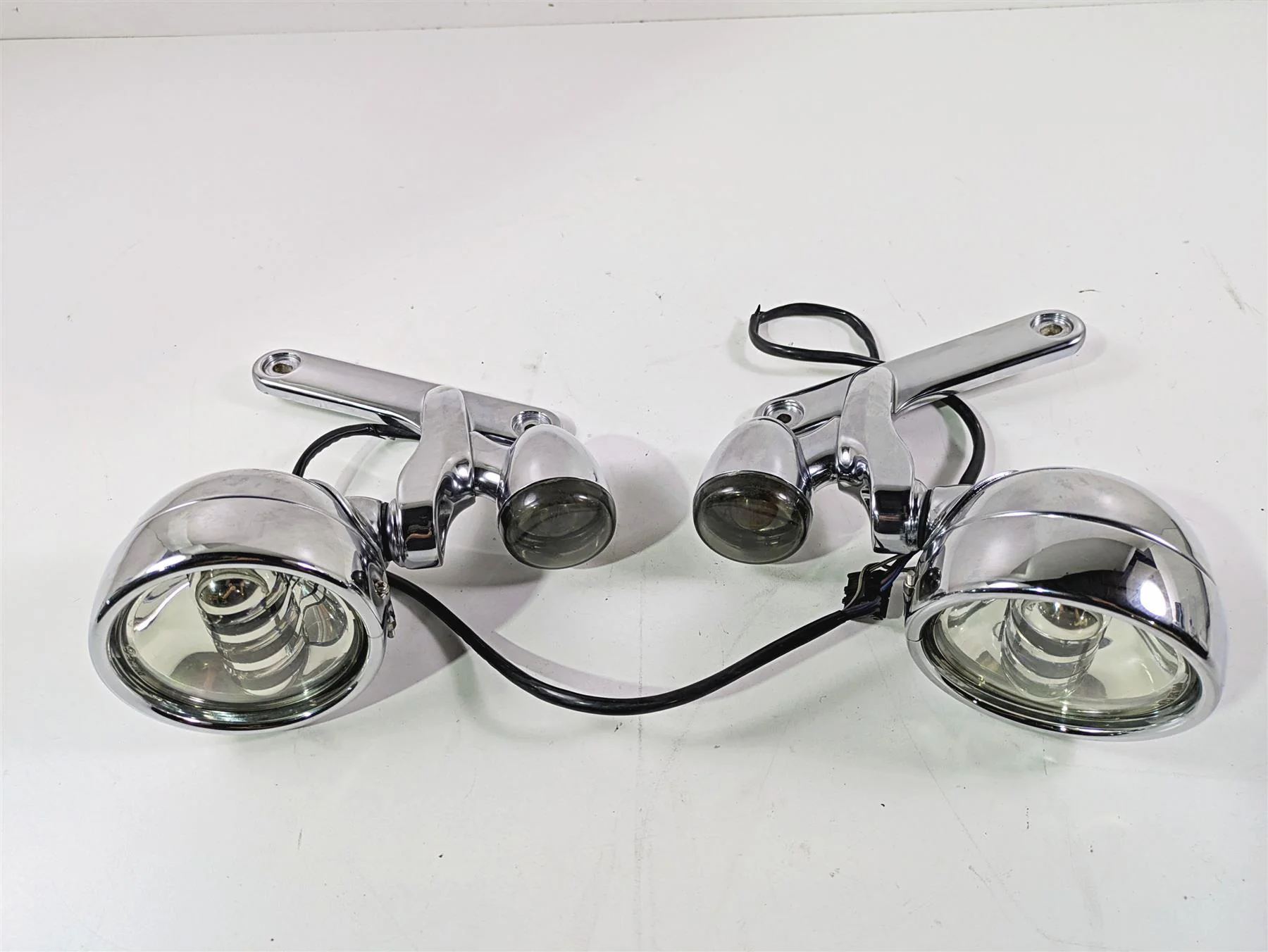 2007 Harley Touring FLHRSE CVO Road King Front Spotlight Turn Signals 68614-03