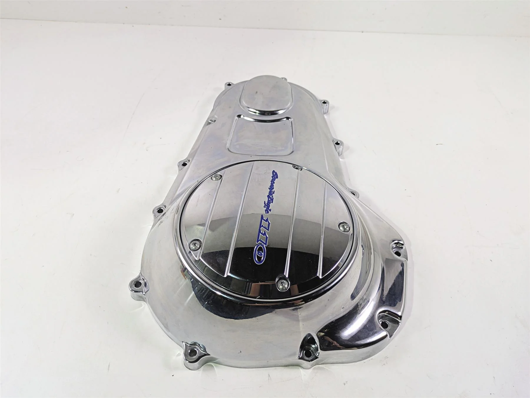 2007 Harley Touring FLHRSE CVO Road King Outer Primary Clutch Cover 60685-07 - Image 3