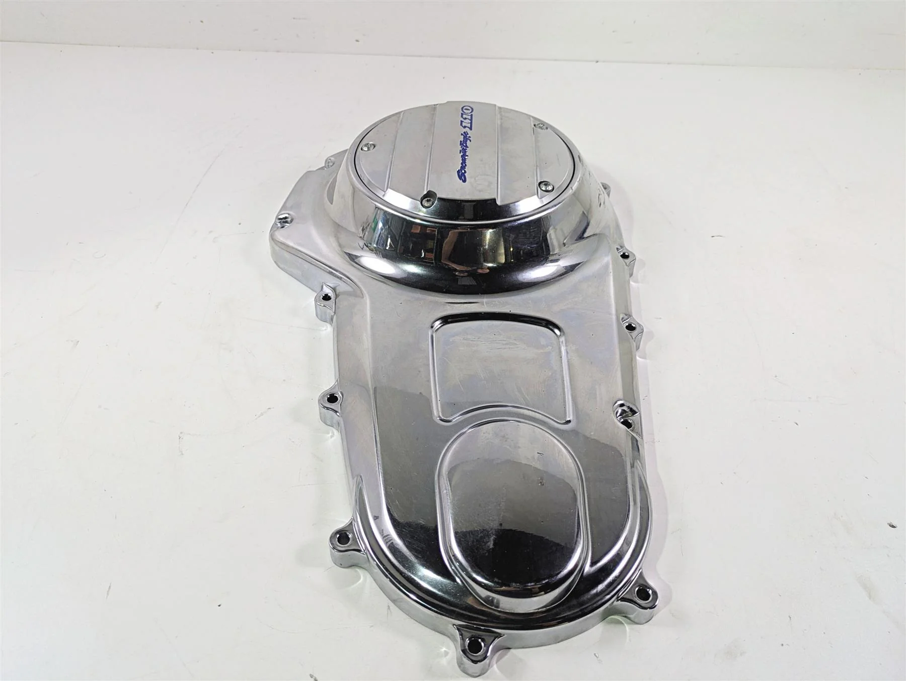 2007 Harley Touring FLHRSE CVO Road King Outer Primary Clutch Cover 60685-07 - Image 5