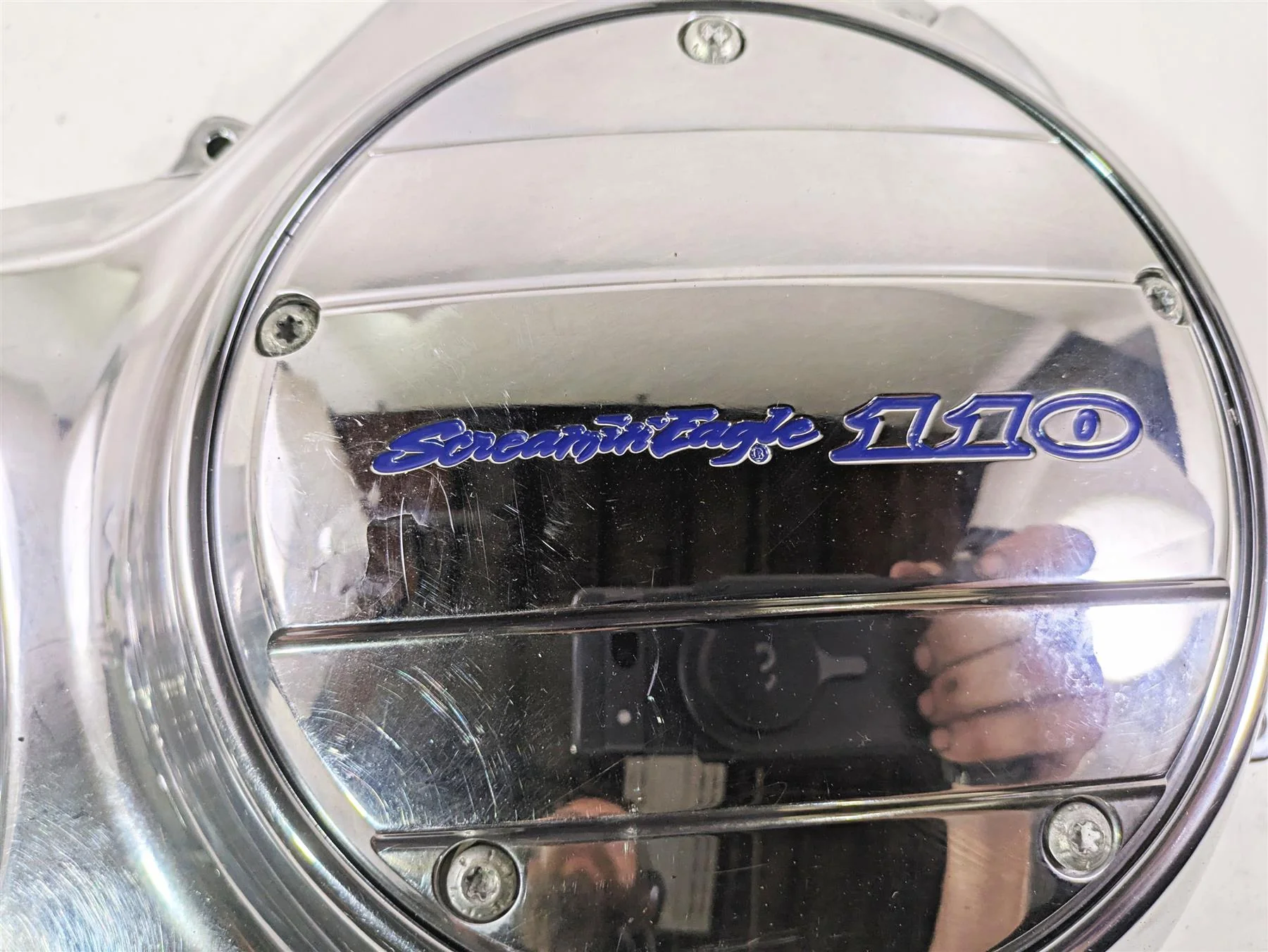 2007 Harley Touring FLHRSE CVO Road King Outer Primary Clutch Cover 60685-07 - Image 7