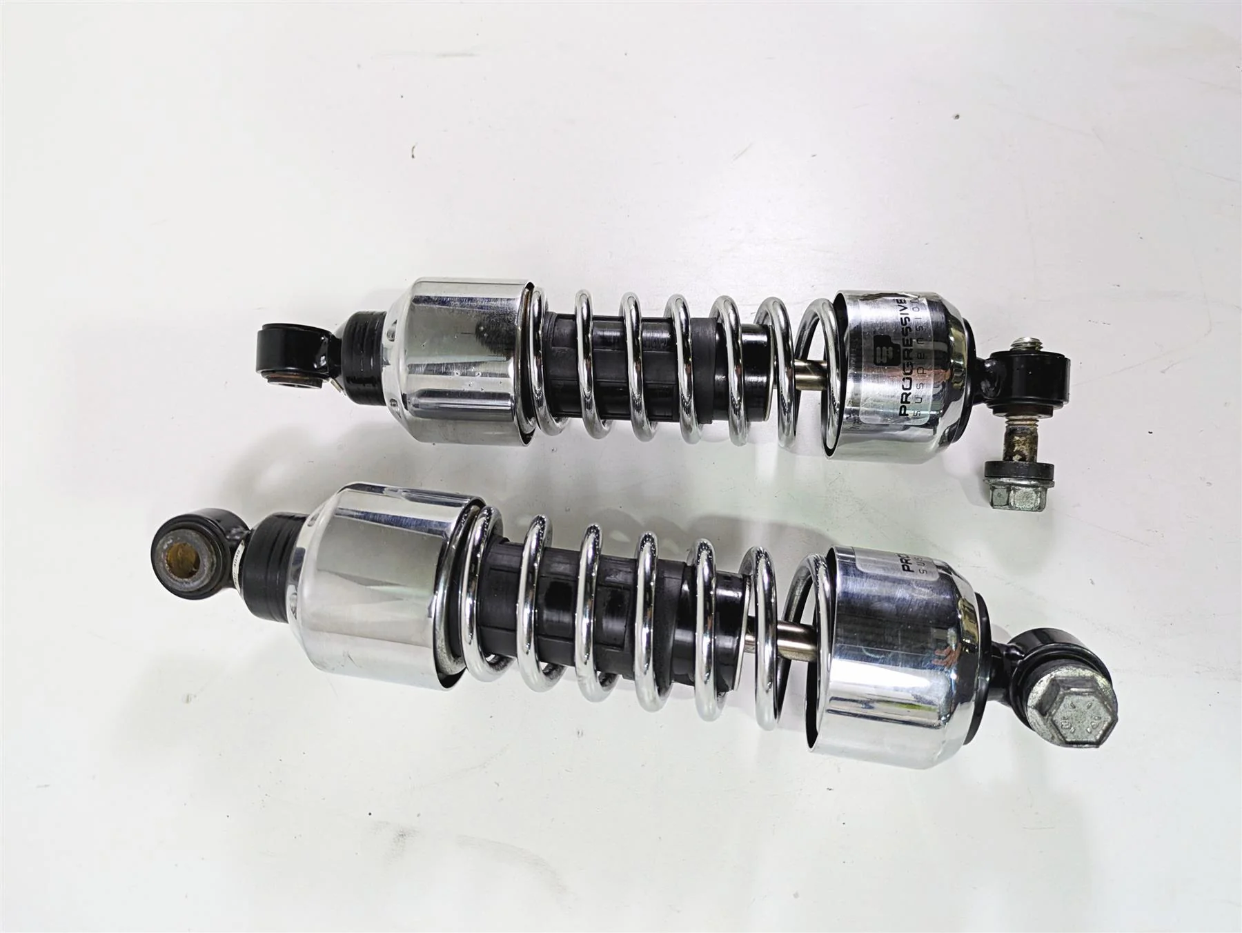 2007 Harley Touring FLHRSE CVO Road King Progressive 12" Rear Shocks 440-4049 - Image 2