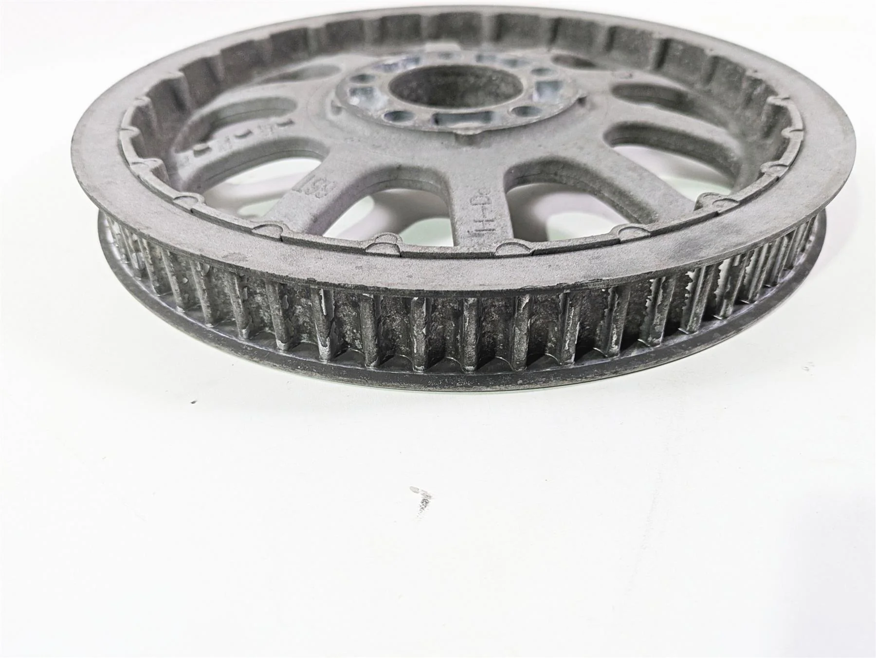 2007 Harley Touring FLHRSE CVO Road King Rear Drive Belt Pulley - 66T 37781-07 - Image 11