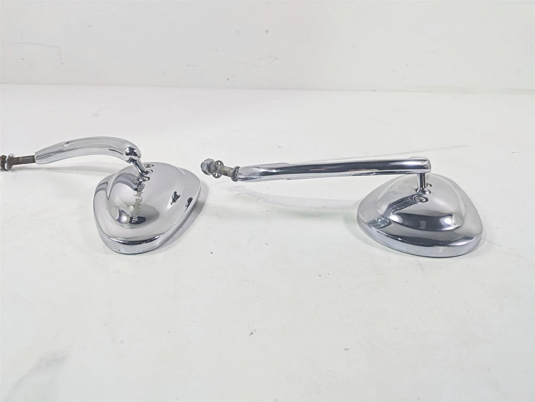 2007 Harley Touring FLHRSE CVO Road King Rear View Mirror Set 91927-03 91840-03B - Image 3