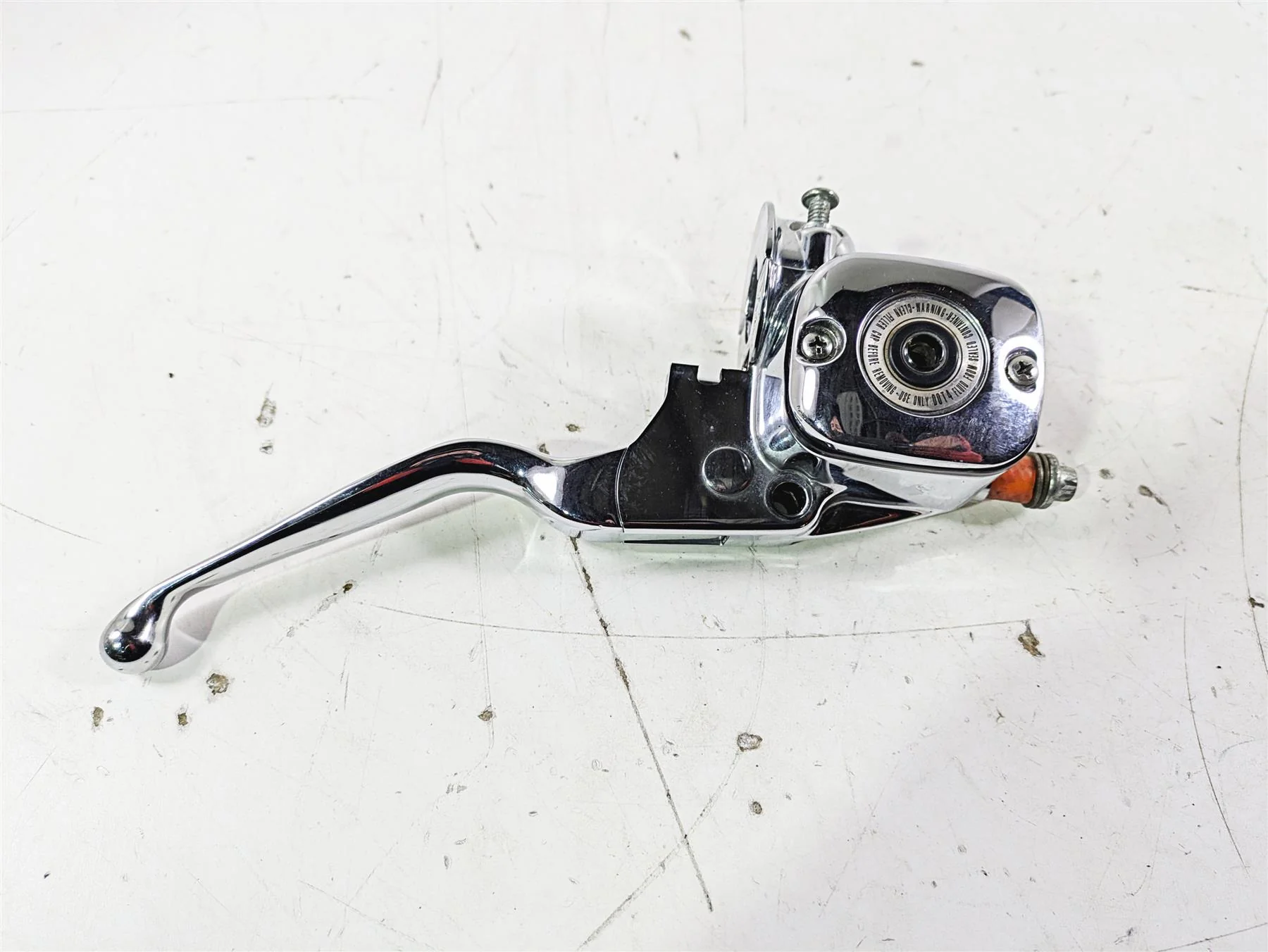 2007 Harley Touring FLHTCU SE CVO E-Glide Front Chrome Master Cylinder 41700740