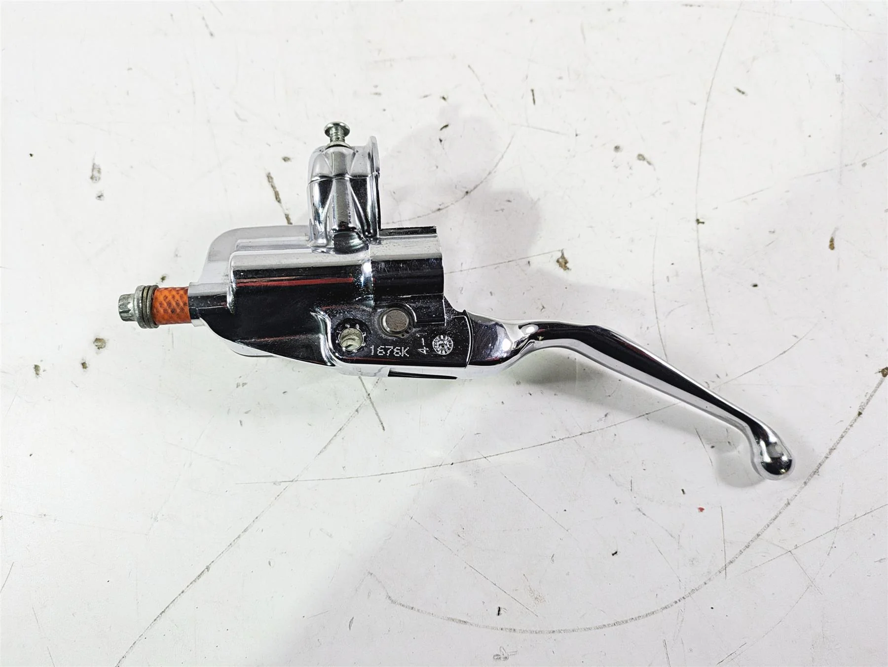 2007 Harley Touring FLHTCU SE CVO E-Glide Front Chrome Master Cylinder 41700740 - Image 9