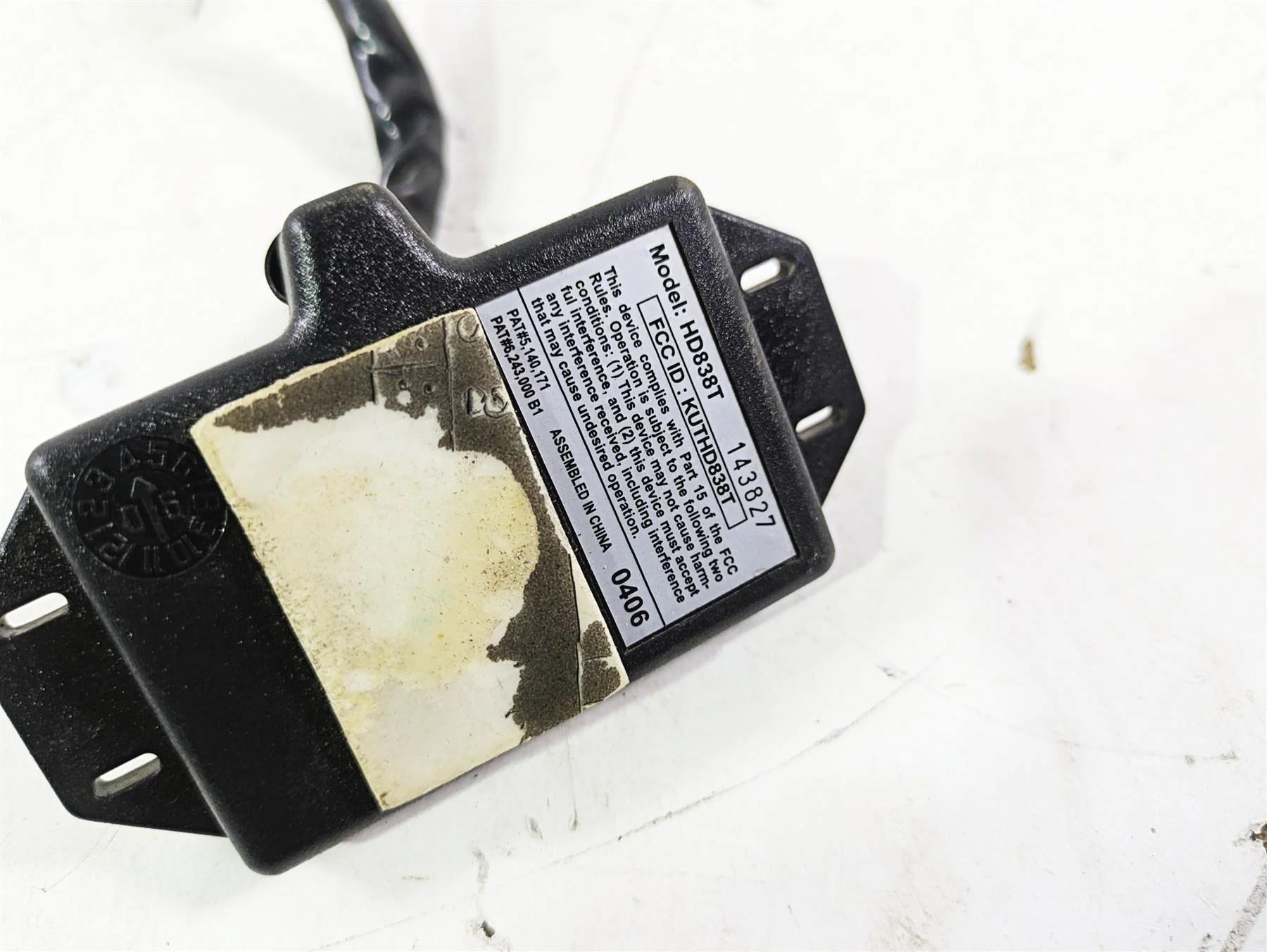 2007 Harley Touring FLHTCU SE CVO E-Glide Garage Door Transmitter 91561-01 HD838T - Image 5