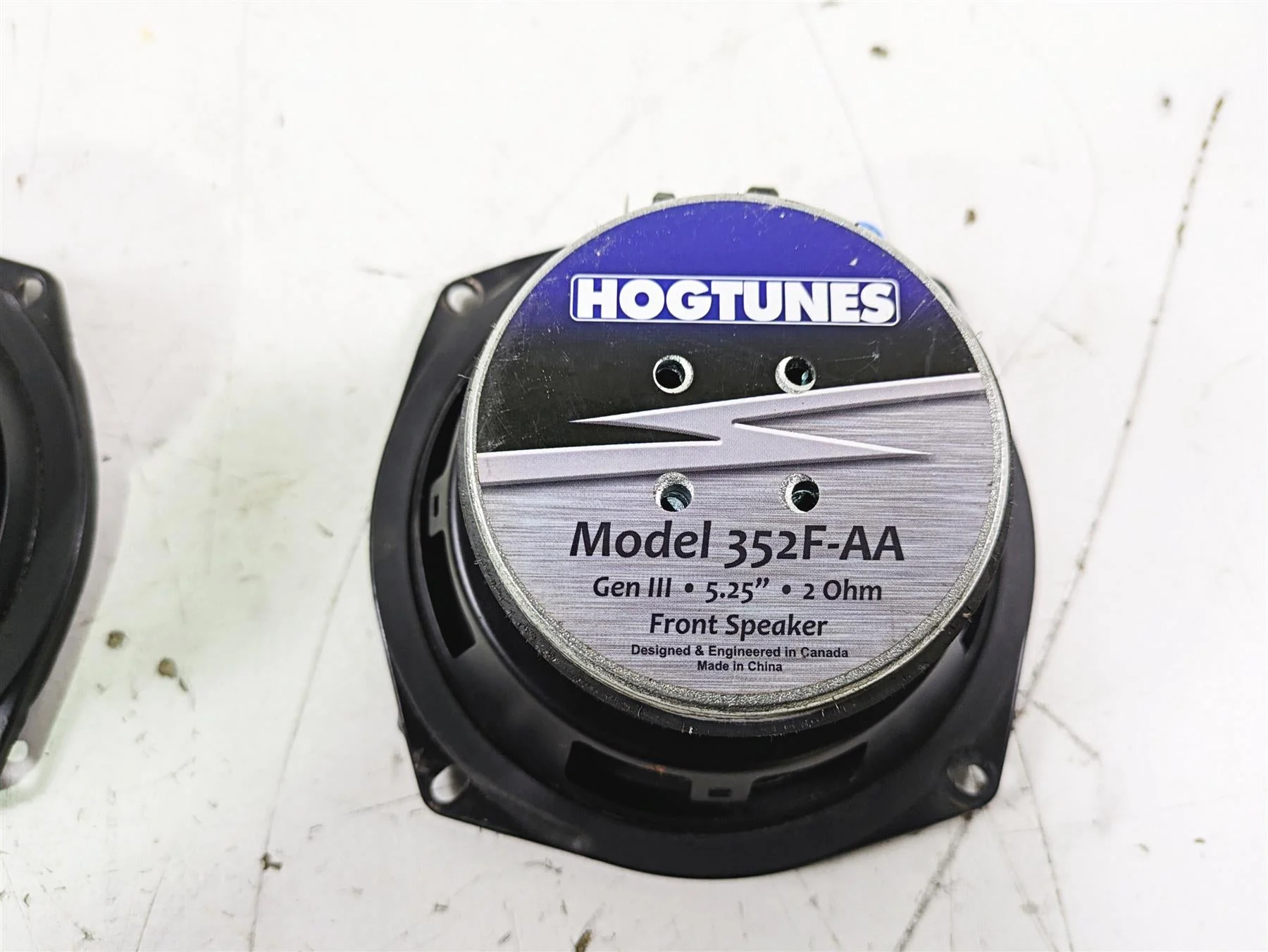 2007 Harley Touring FLHTCU SE CVO E-Glide Hogtunes 5.25" Front Speaker Set 352F-AA - Image 5