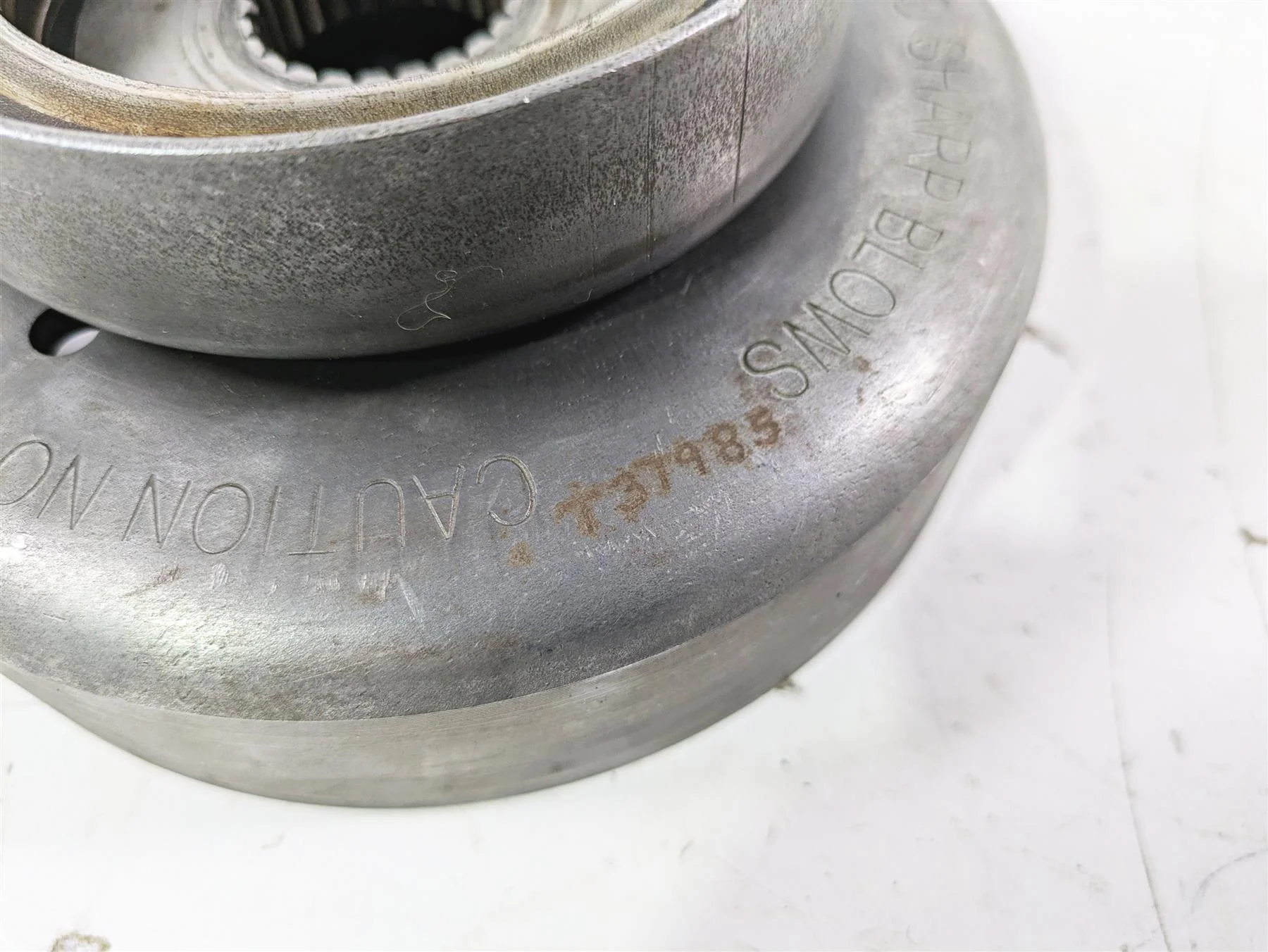 2007 Harley Touring FLHTCU SE CVO E-Glide Ignition Fly Wheel Rotor 40356-07 - Image 3