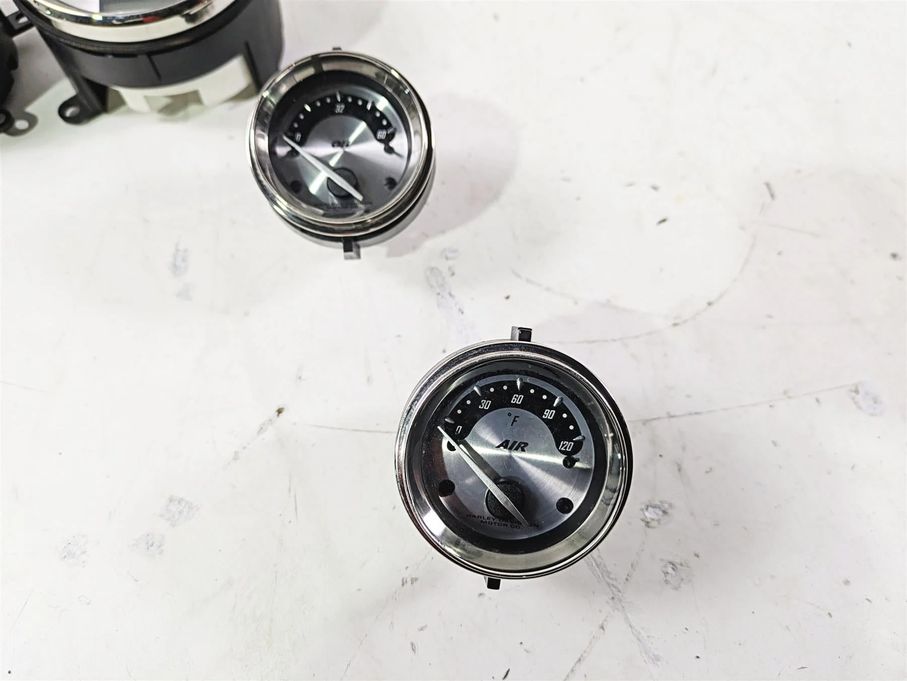 2007 Harley Touring FLHTCU SE CVO E-Glide Speedo Tacho Gauge Set 35K 67516-04B - Image 4