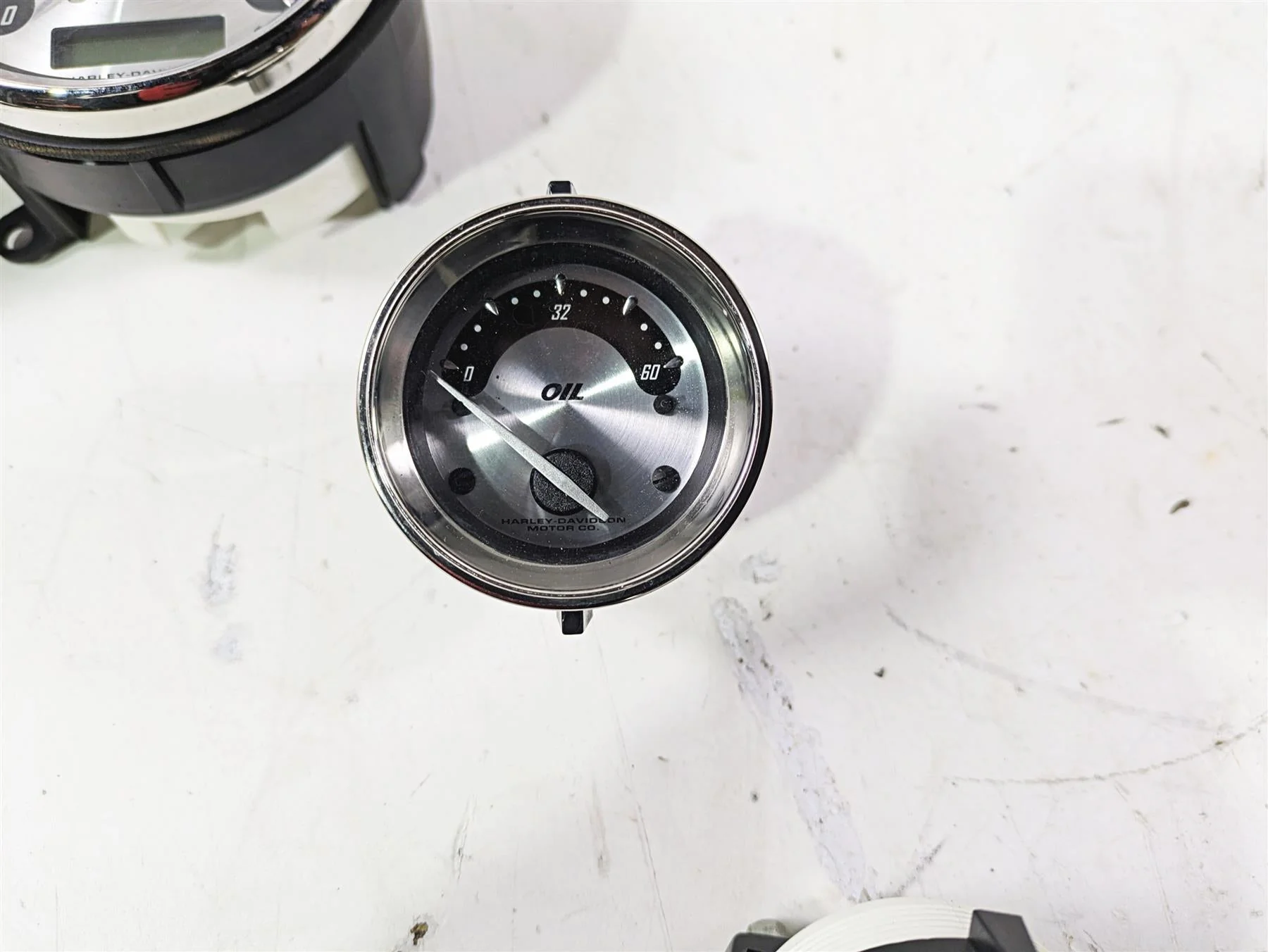 2007 Harley Touring FLHTCU SE CVO E-Glide Speedo Tacho Gauge Set 35K 67516-04B - Image 6