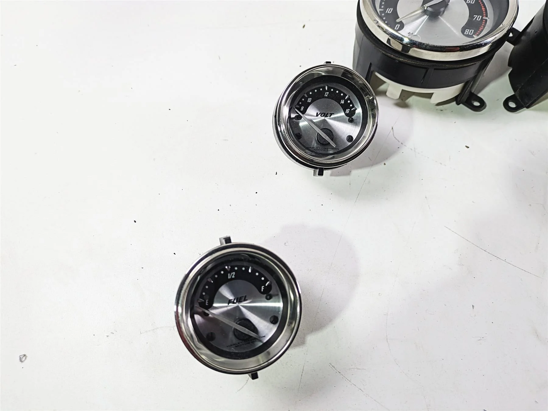 2007 Harley Touring FLHTCU SE CVO E-Glide Speedo Tacho Gauge Set 35K 67516-04B - Image 7