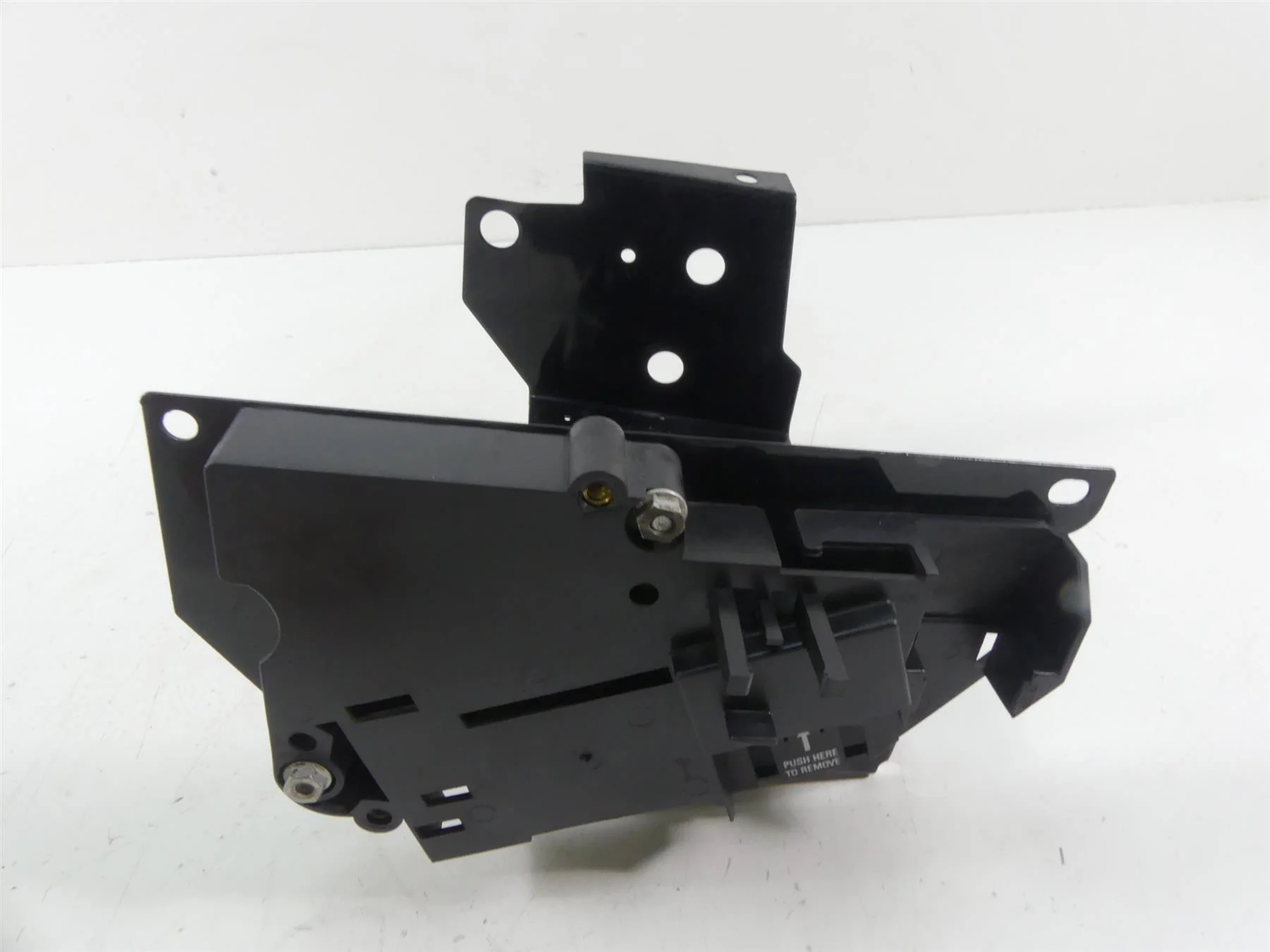 2007 Harley Touring FLHTCU SE CVO Electra Glide Battery Tray Box Stay 66281-02 - Image 4