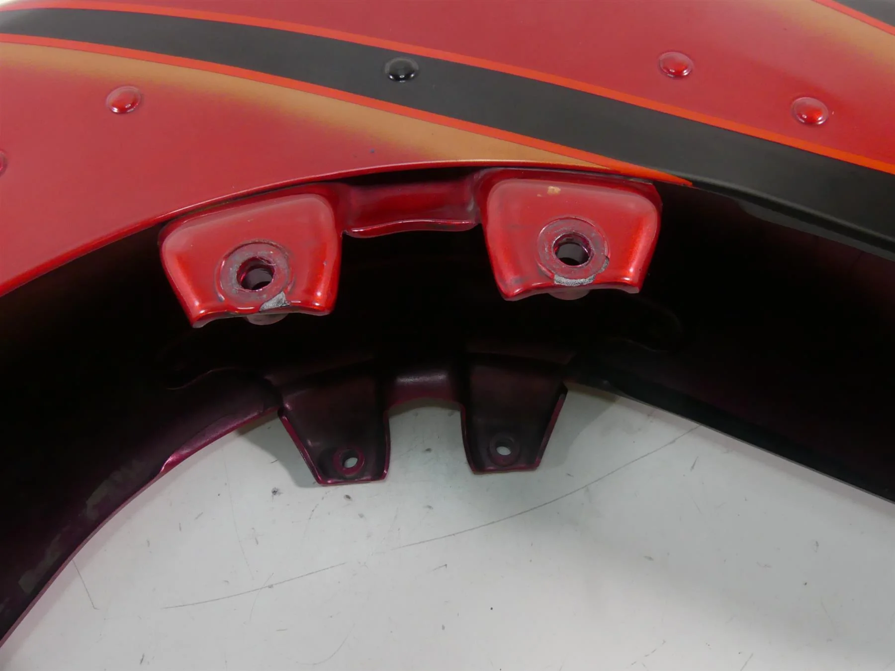 2007 Harley Touring FLHTCU SE CVO Electra Glide Front Fender Mud Guard 59045-00B - Image 10