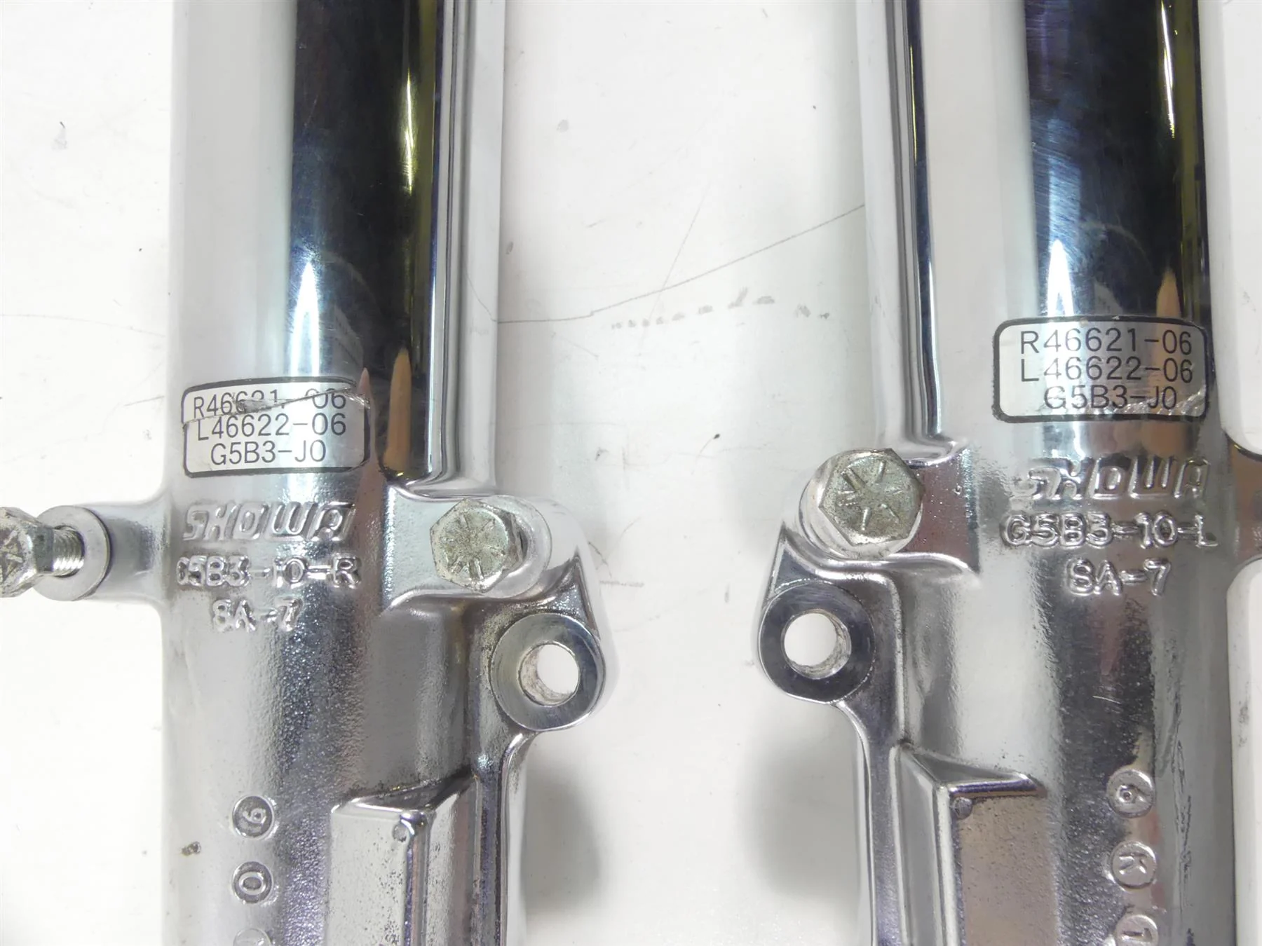 2007 Harley Touring FLHTCU SE CVO Electra Glide Front Fork Leg Set 41mm 46621-06 - Image 7