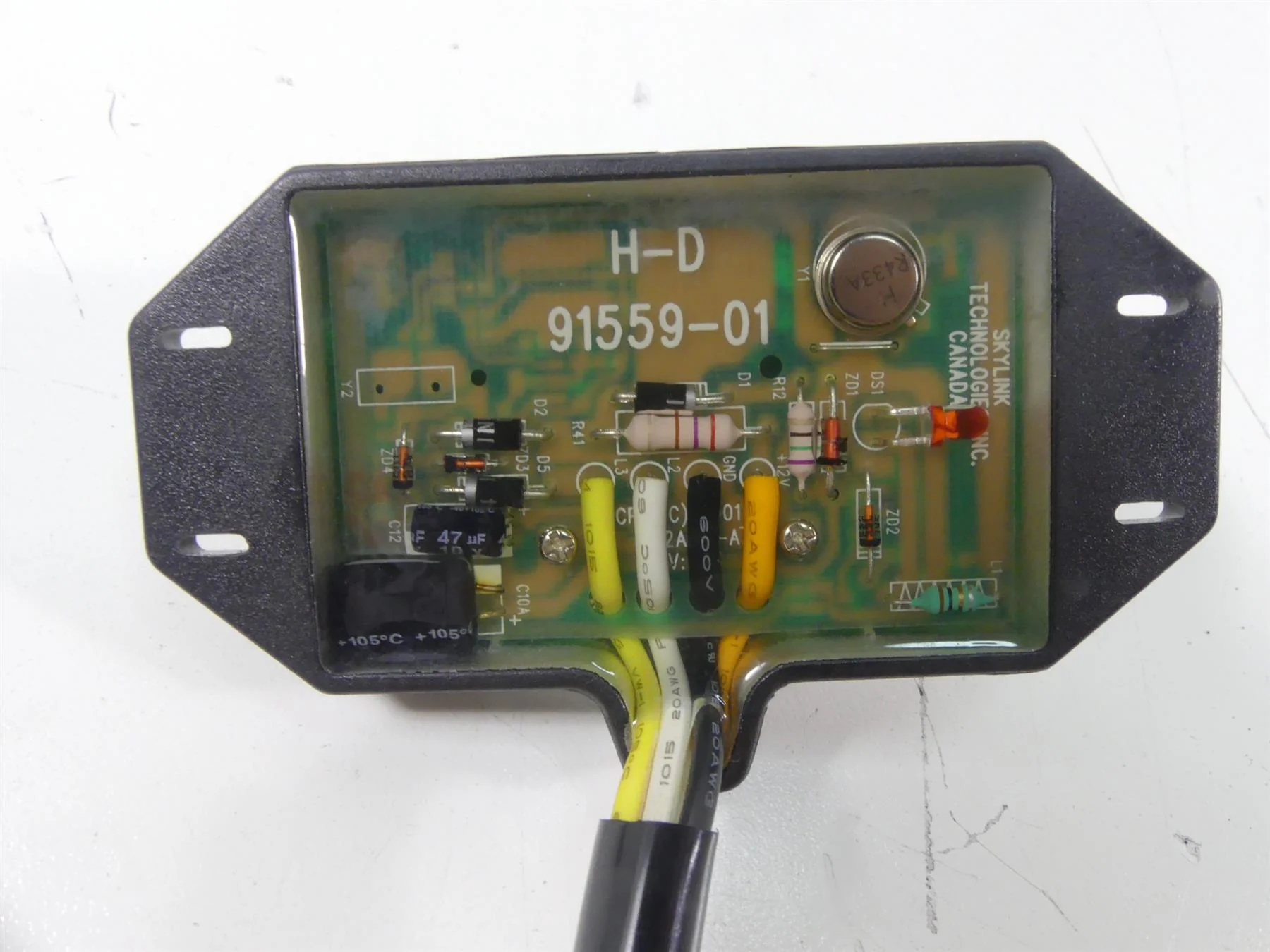 2007 Harley Touring FLHTCU SE CVO Electra Glide Garage Door Transmitter 91559-01 - Image 6