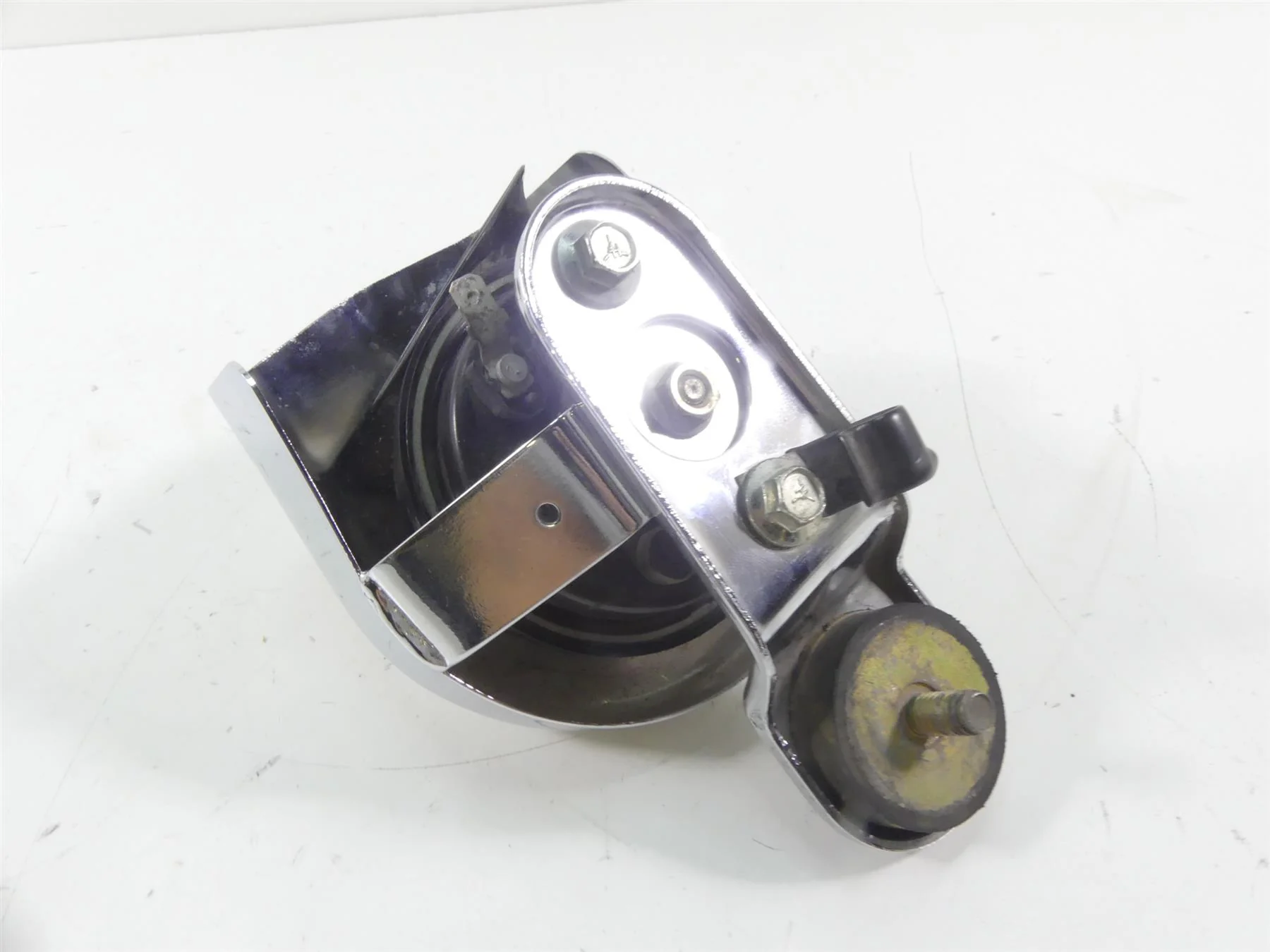 2007 Harley Touring FLHTCU SE CVO Electra Glide Horn + Chrome Cover 61300478A - Image 4