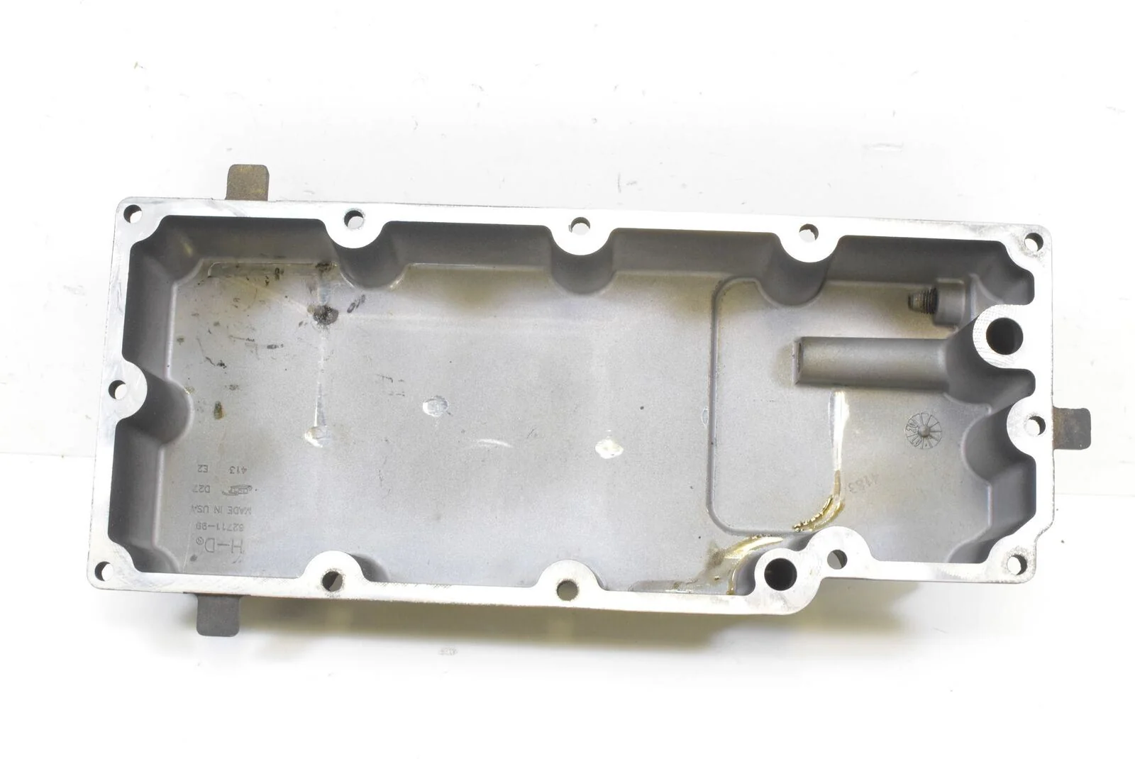 2007 Harley Touring FLHX Street Glide Transmission Oil Pan Cover 62711-99 - Image 9