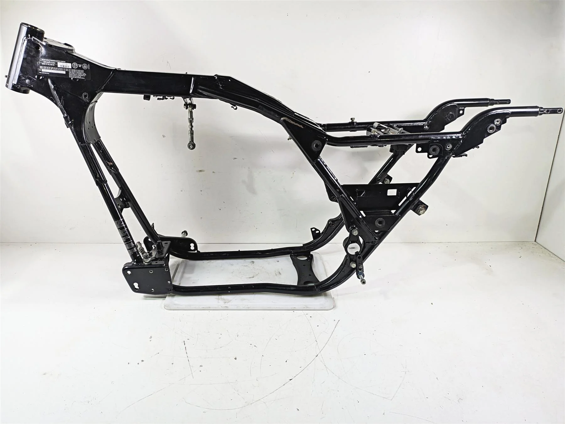 2007 Harley Touring FLTR Road Glide Straight Frame Chassis With Oklahoma Salvage Title 47900-07BHP