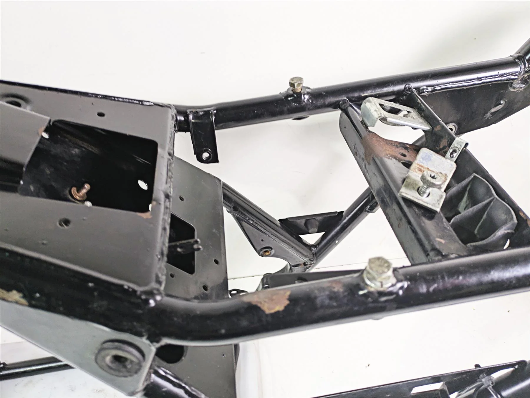 2007 Harley Touring FLTR Road Glide Straight Frame Chassis With Oklahoma Salvage Title 47900-07BHP - Image 5