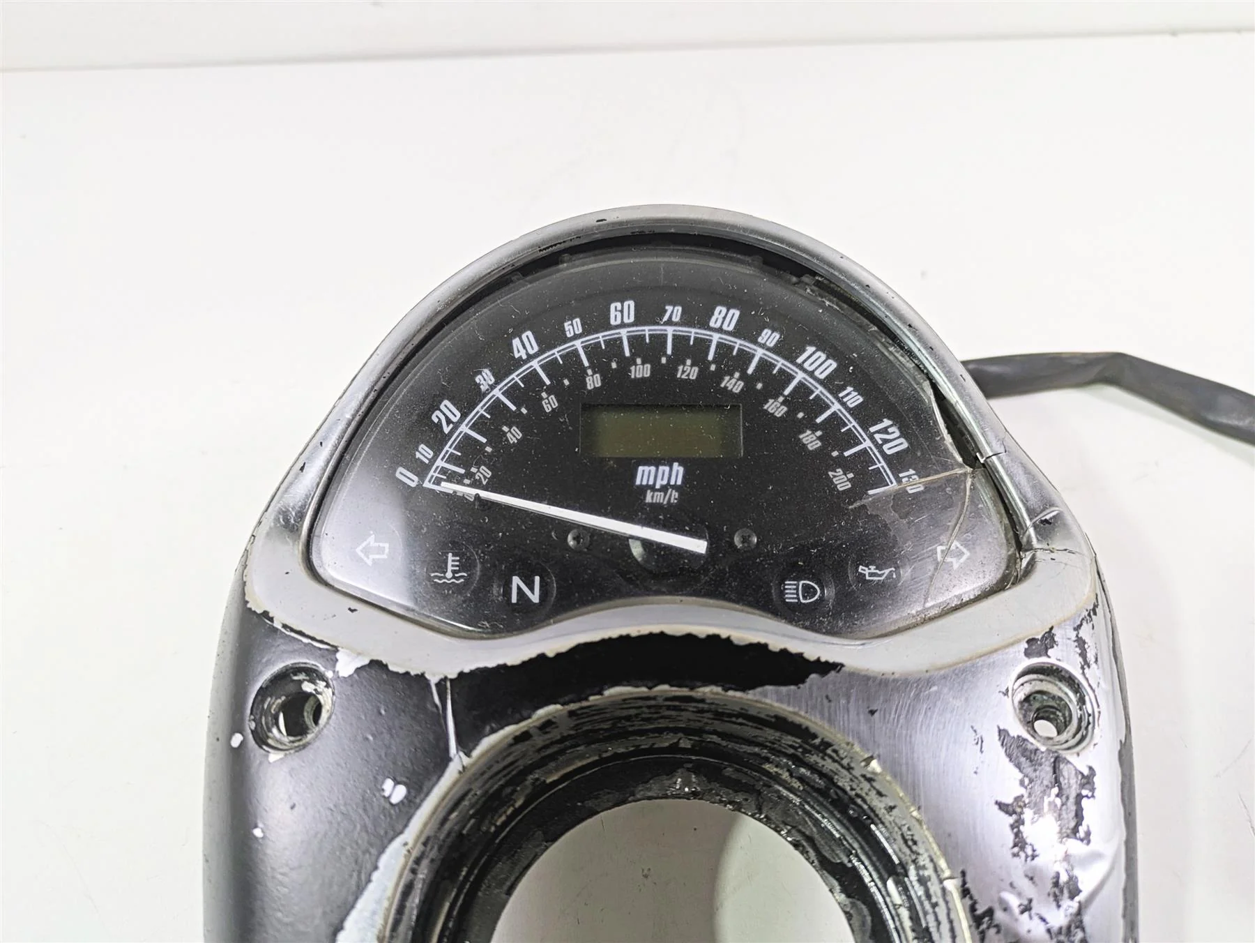 2007 Honda VTX1300 Classic Speedometer Gauges 35k - Read 37200-MEA-911 - Image 3