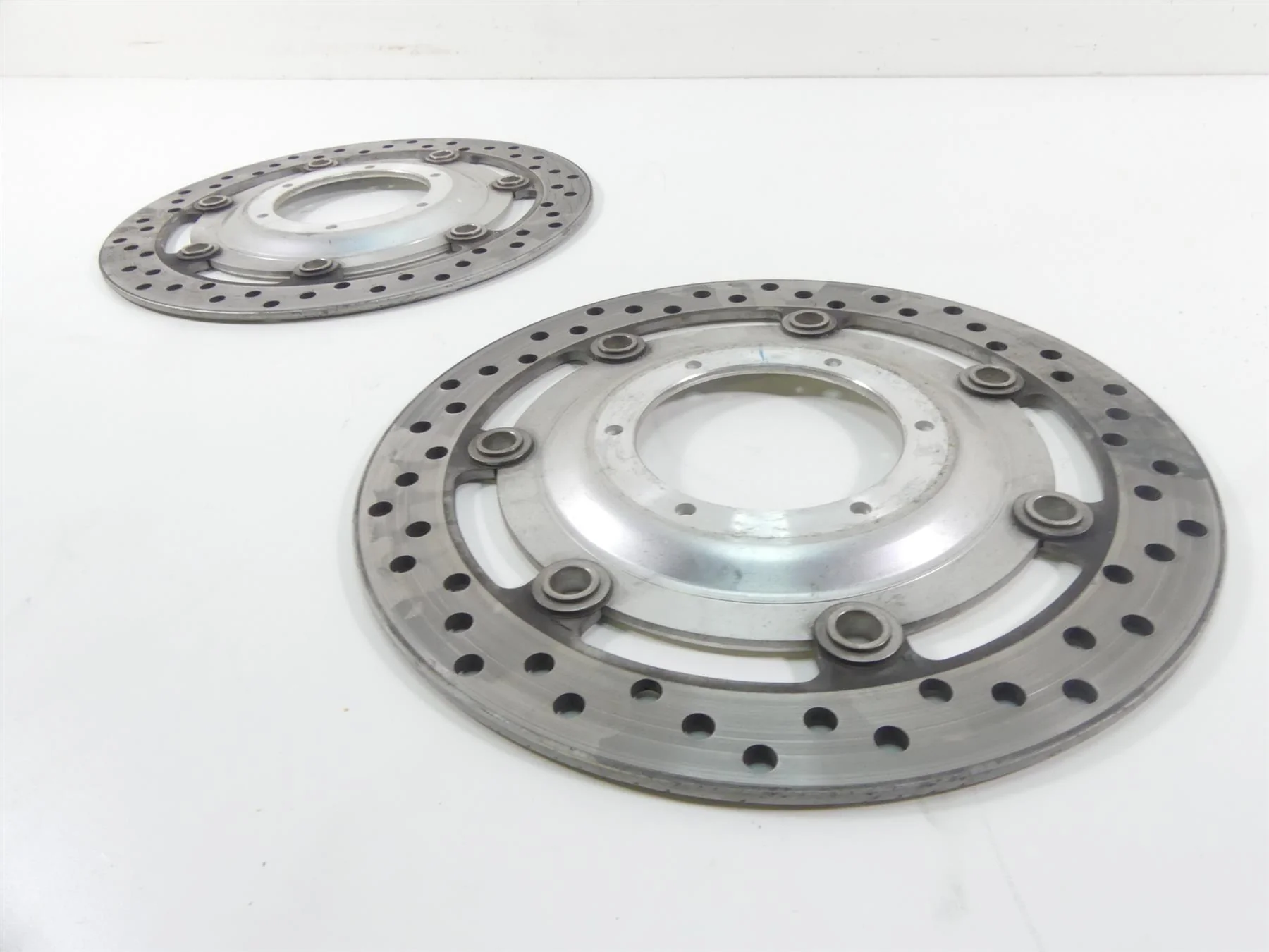 2007 Honda VTX1800 T1 Front Brake Rotor Disc Set 45120-MCH-003 45220-MCH-003 - Image 8